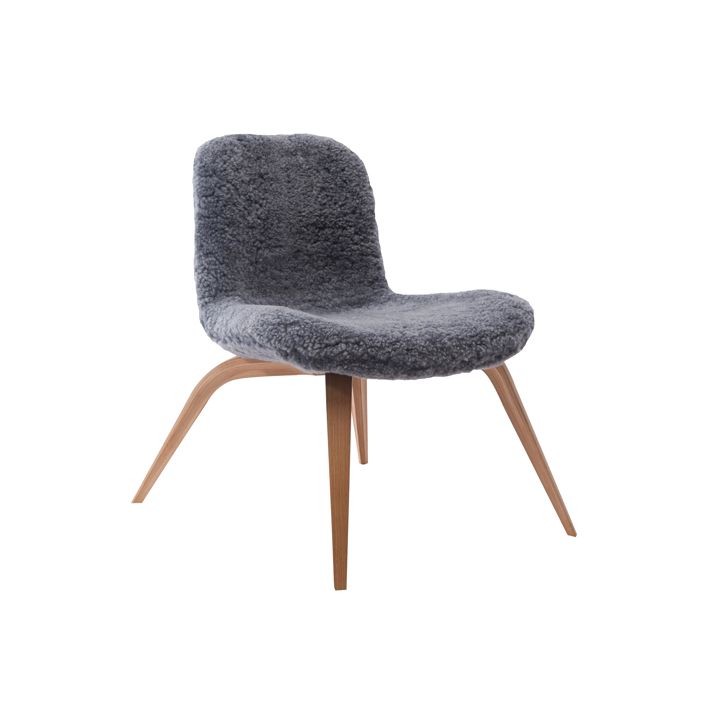 Afficher le produit Goose Lounge Chair, Natural / Sheepskin: Graphite du fabricant NORR11