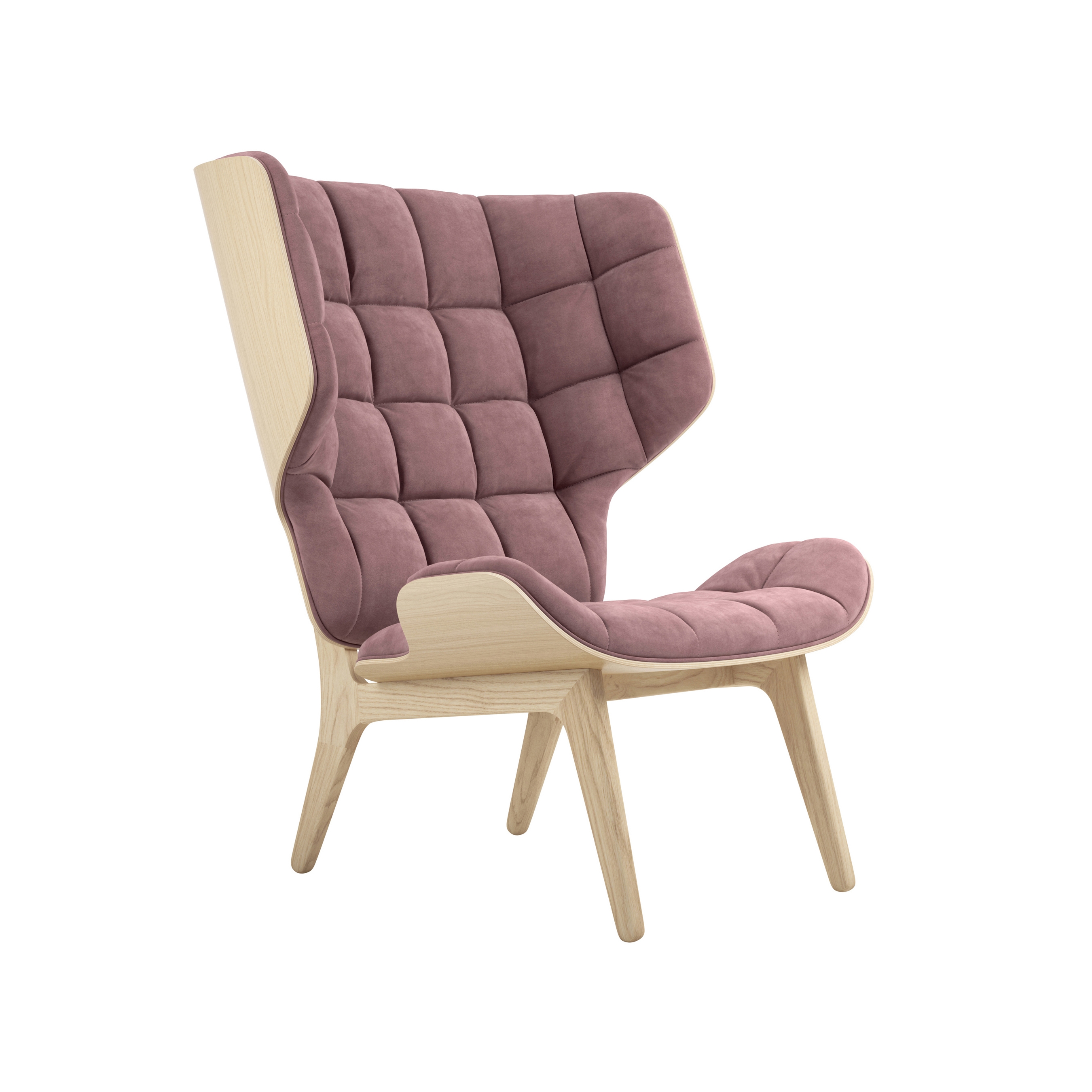 Mammoth Chair, Natural / Velvet: Rosewood 1670
