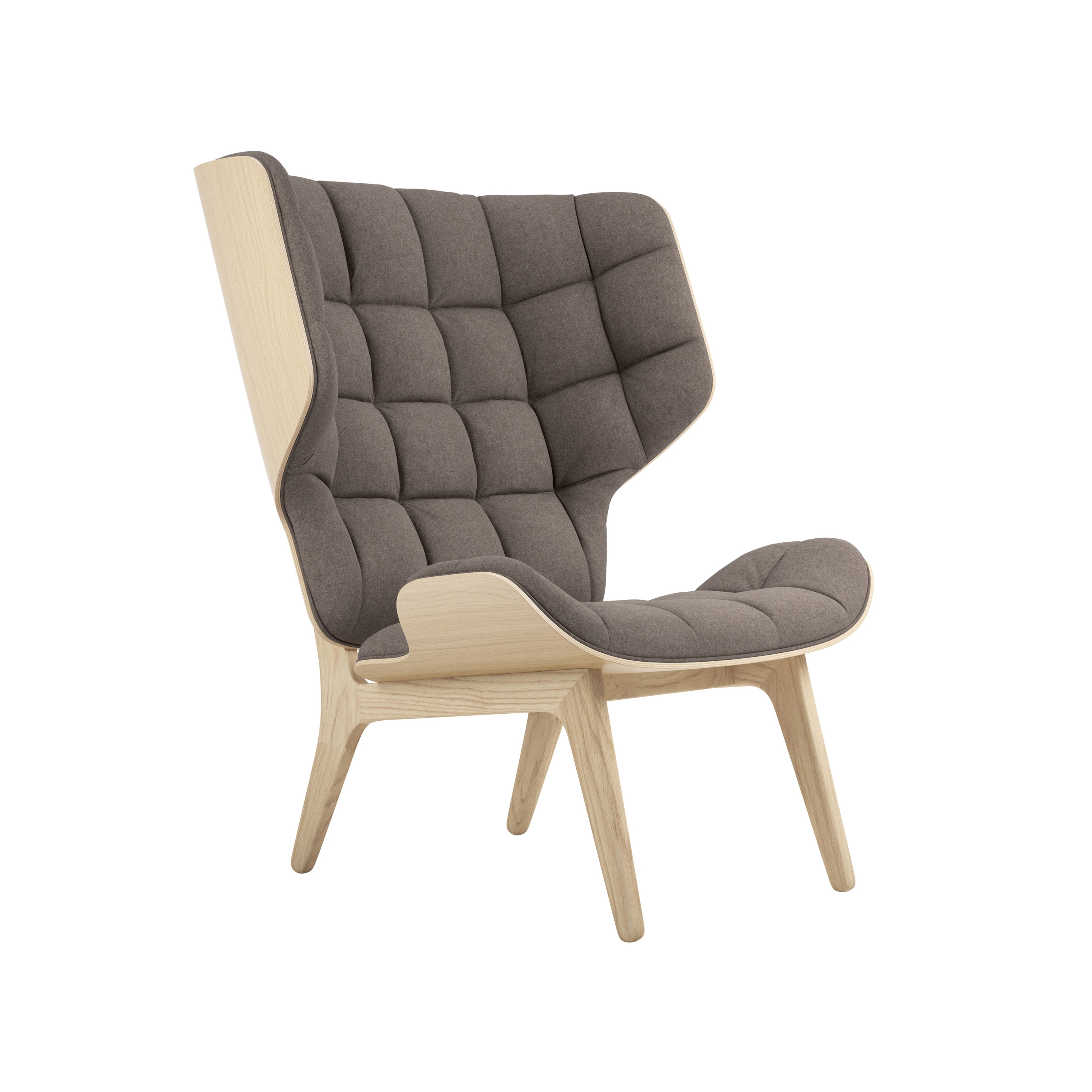 Mammoth Chair, Natural / Wool: Fawn 124