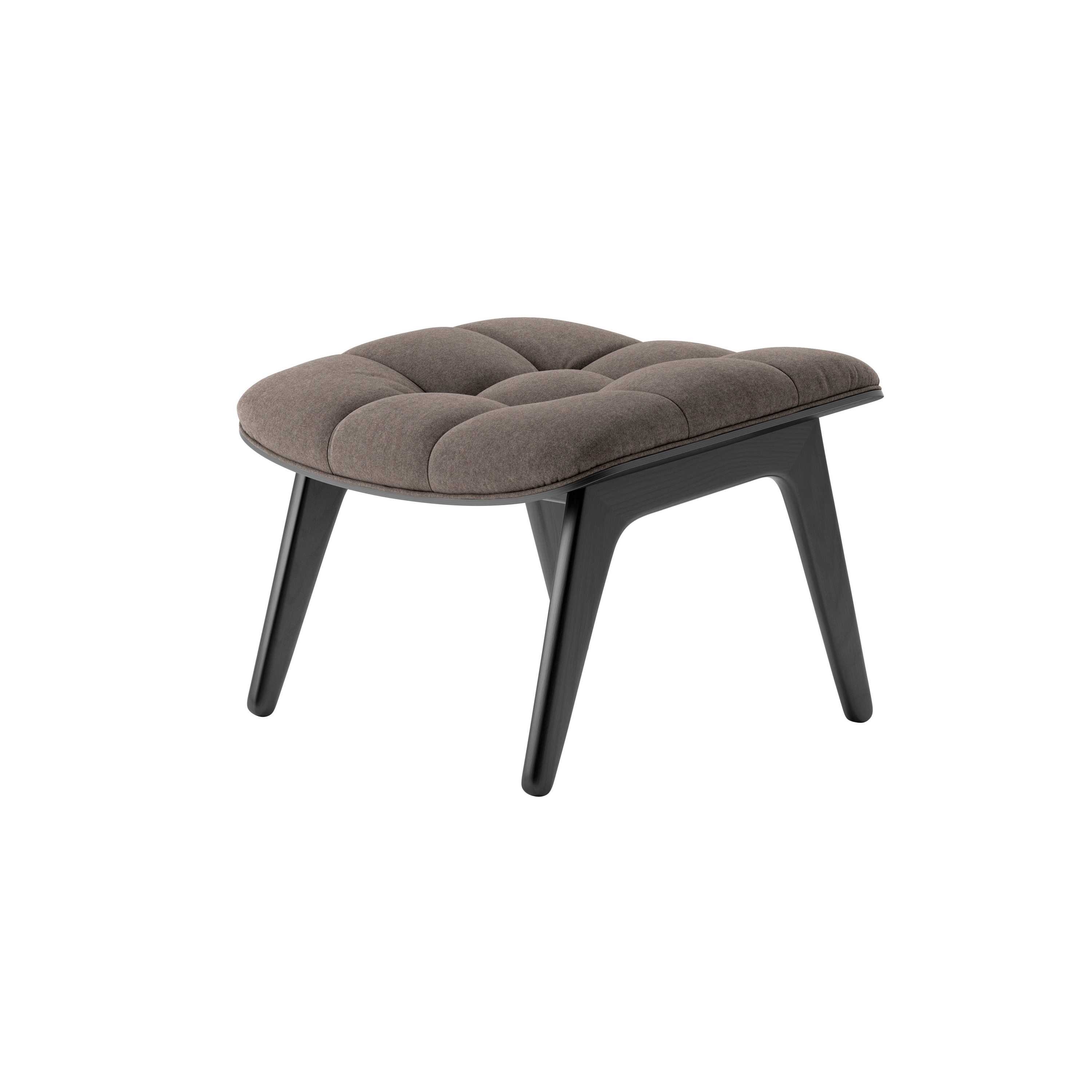 Produkt Mammoth Ottoman, Black / Wool: Fawn 124 des Herstellers NORR11 anzeigen