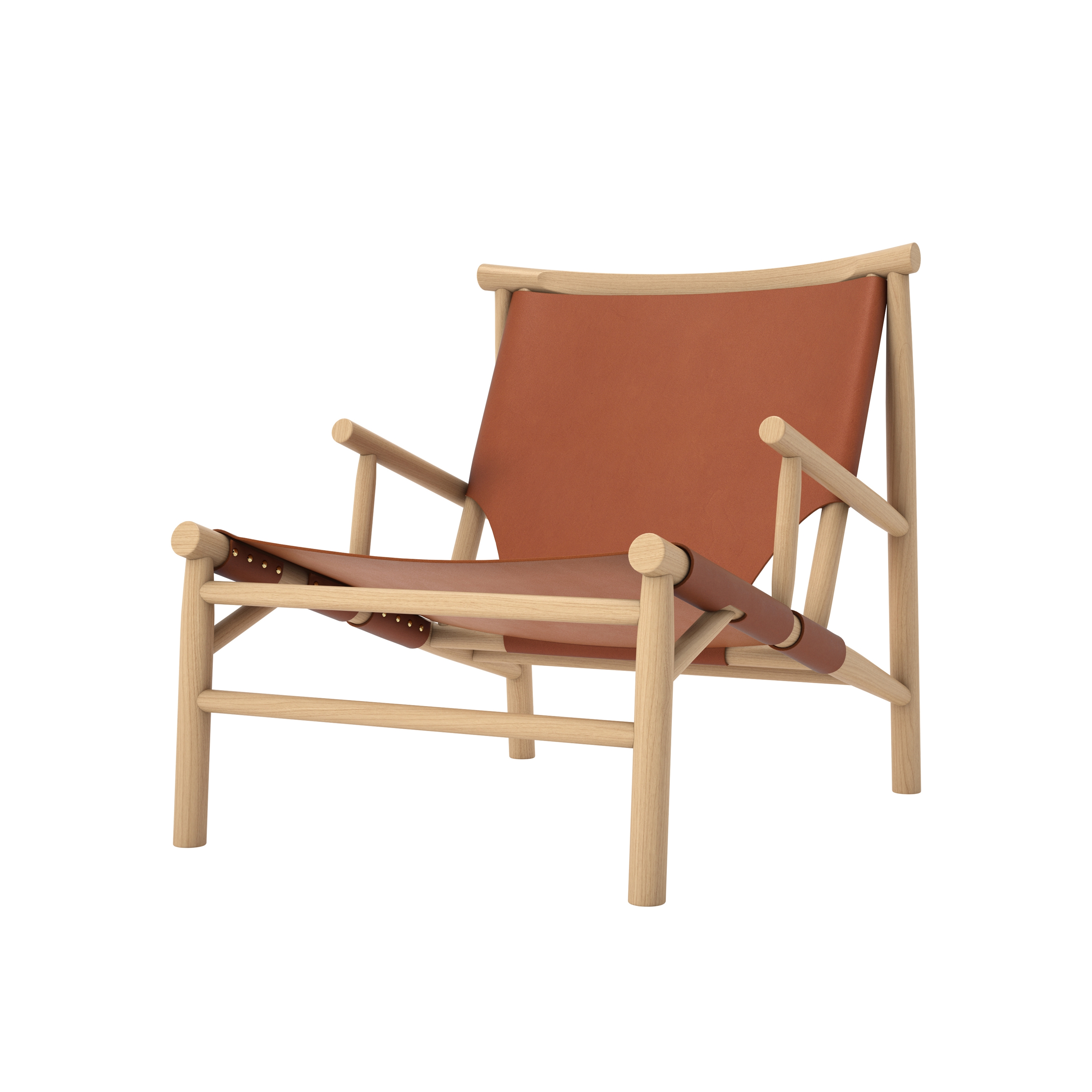 Samurai Chair - Cognac Leather