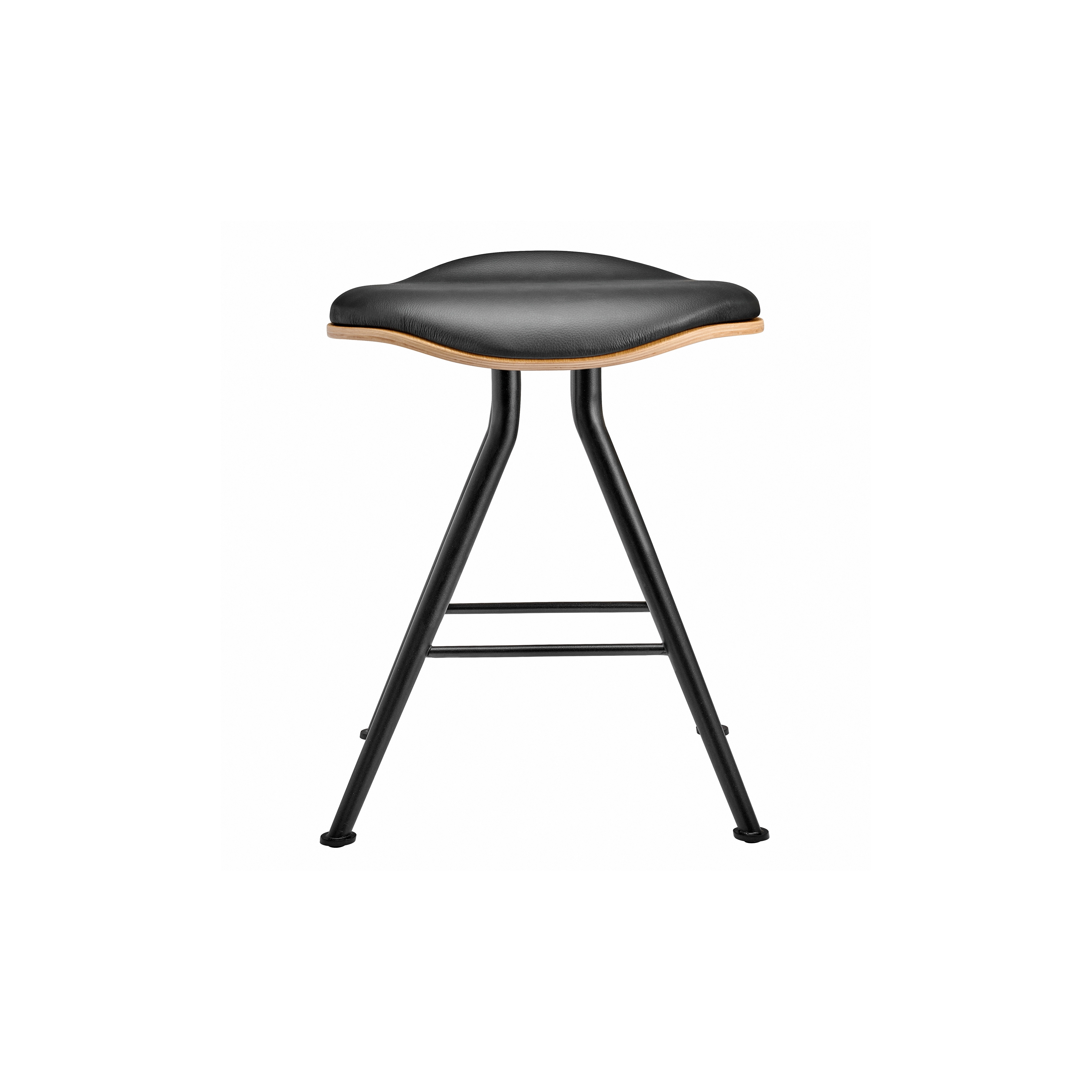 Produkt Barfly Bar Stool, Black Frame - Natural Seat / Premium Leather Black des Herstellers NORR11 anzeigen