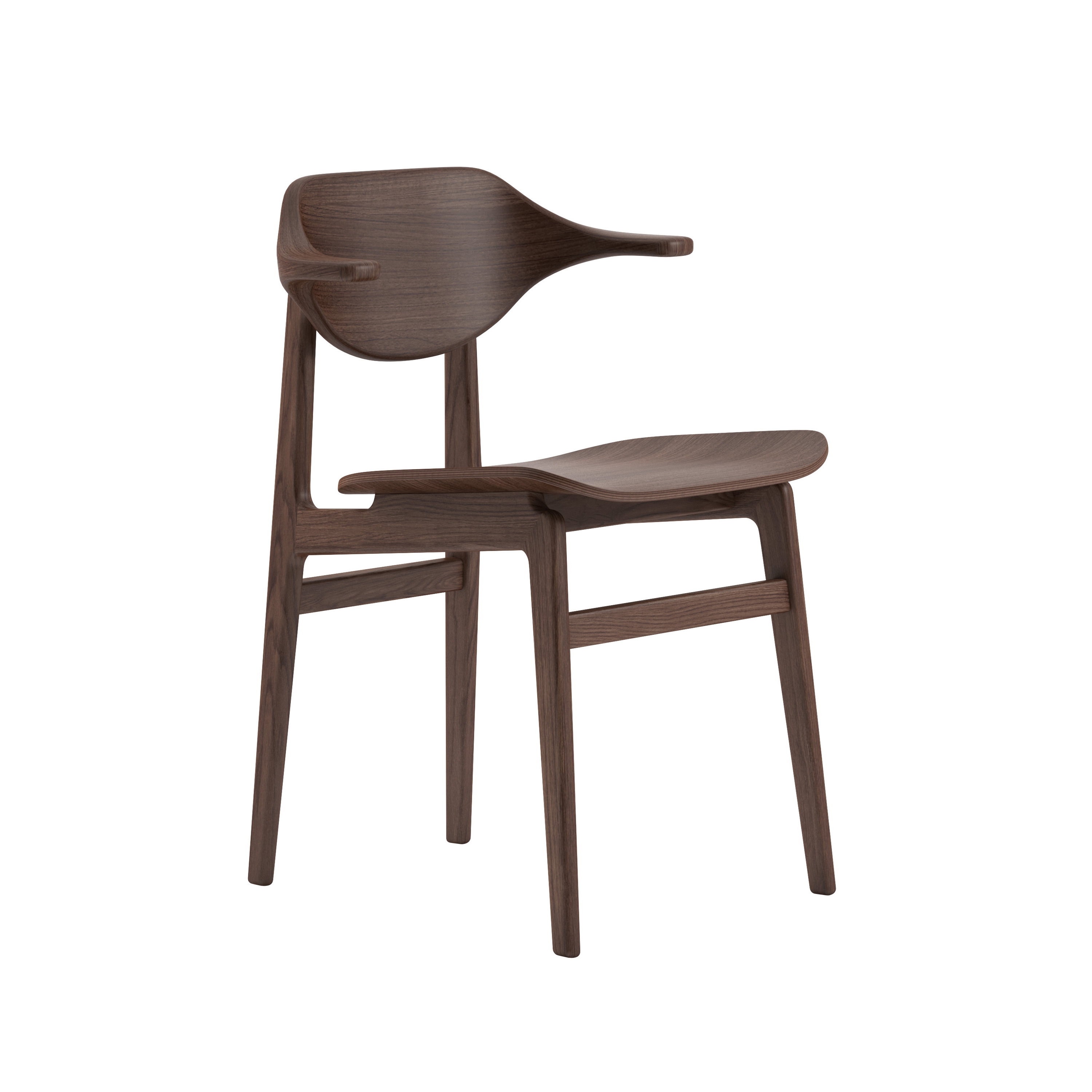 Buffalo Dining Chair, Dark Stained