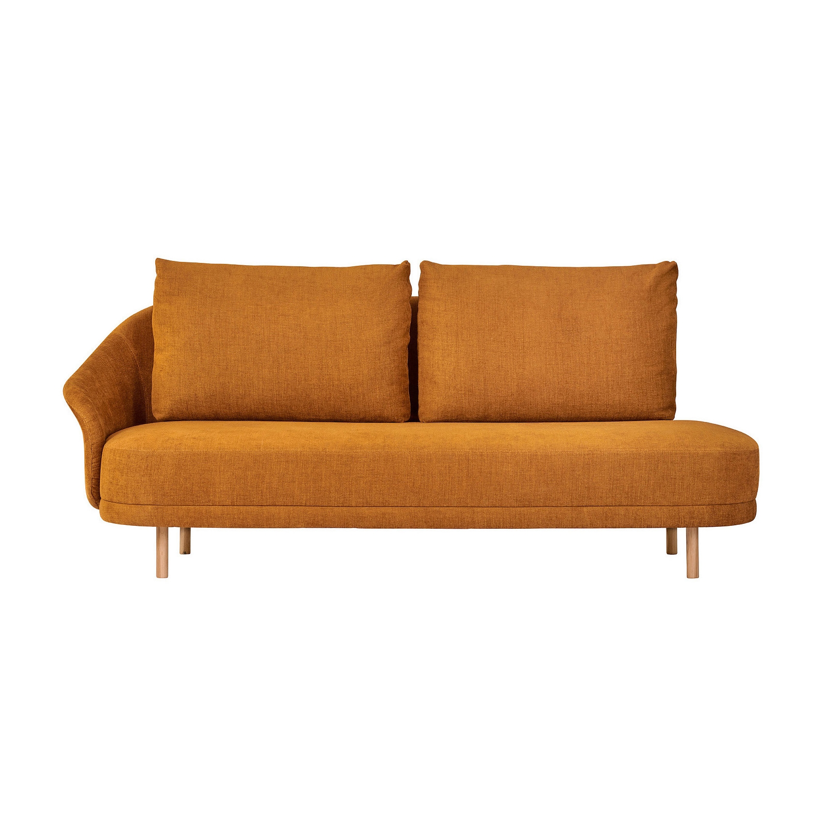 Produkt New Wave, Open-End, Left Armrest, Legs Natural, Linen Burned Orange 6 des Herstellers NORR11 anzeigen