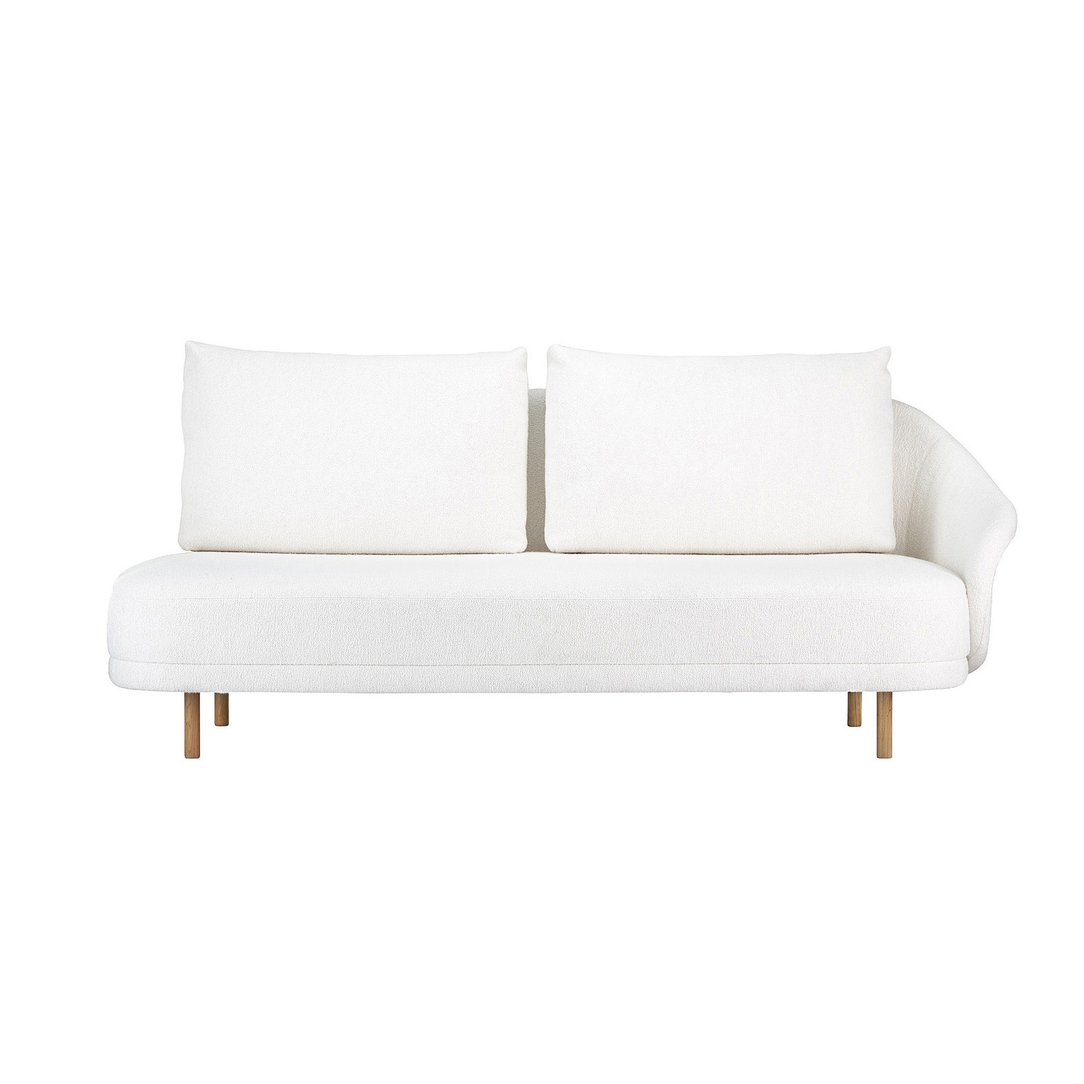 Produkt New Wave, Open-End, Right Armrest, Legs Natural, Barnum Off White 1 des Herstellers NORR11 anzeigen