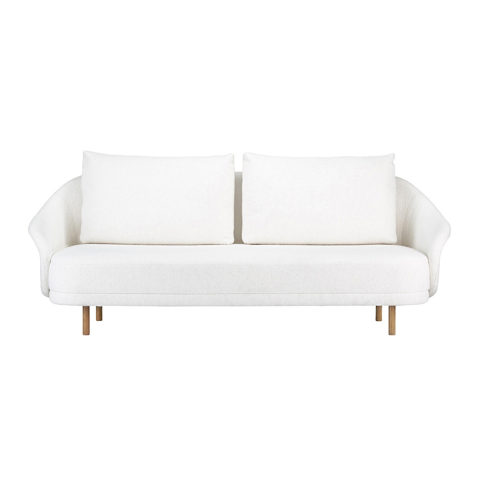 New Wave, Two-Seater, Legs Natural, Barnum Off White 1