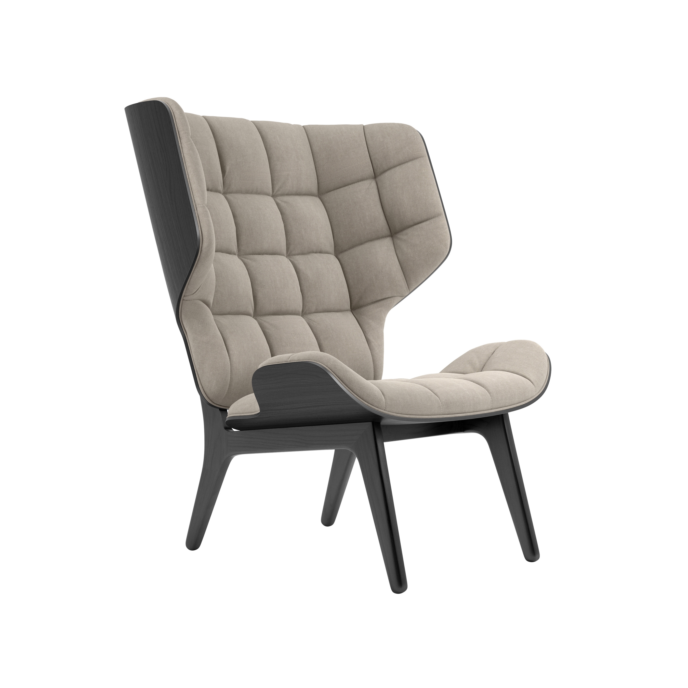 Mostra il prodotto Mammoth Chair, Black / Canvas Washed Beige del produttore NORR11