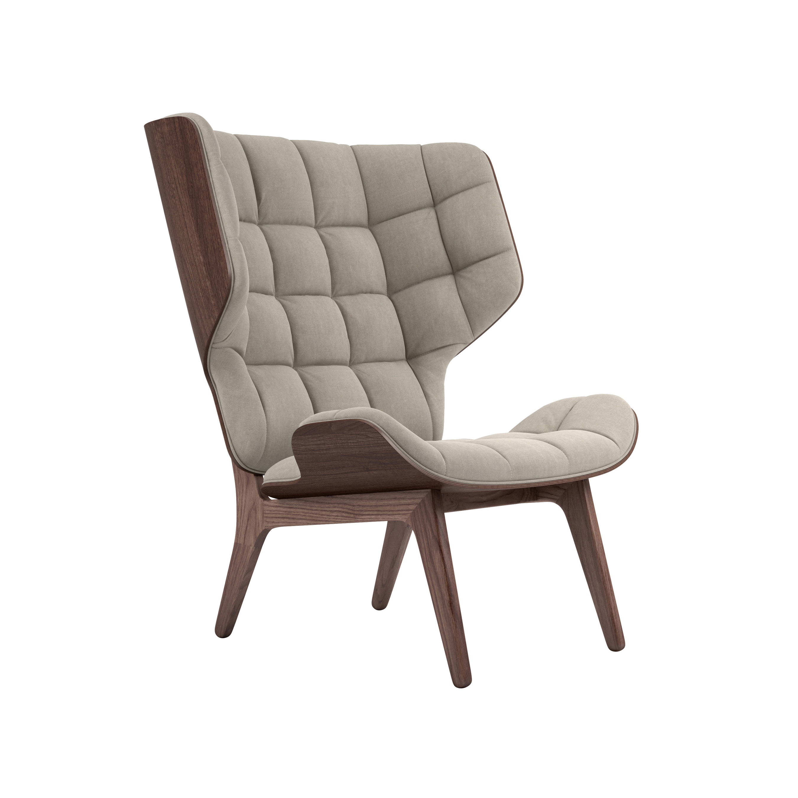 Mammoth Chair, Dark Stained / Canvas Washed Beige