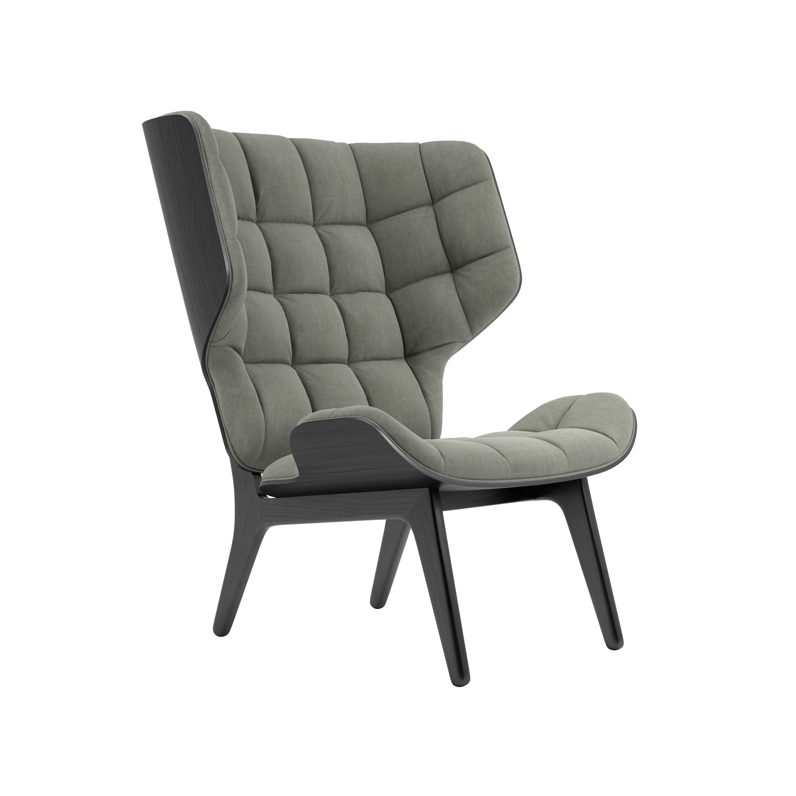 Mammoth Chair, Black / Canvas Washed Green