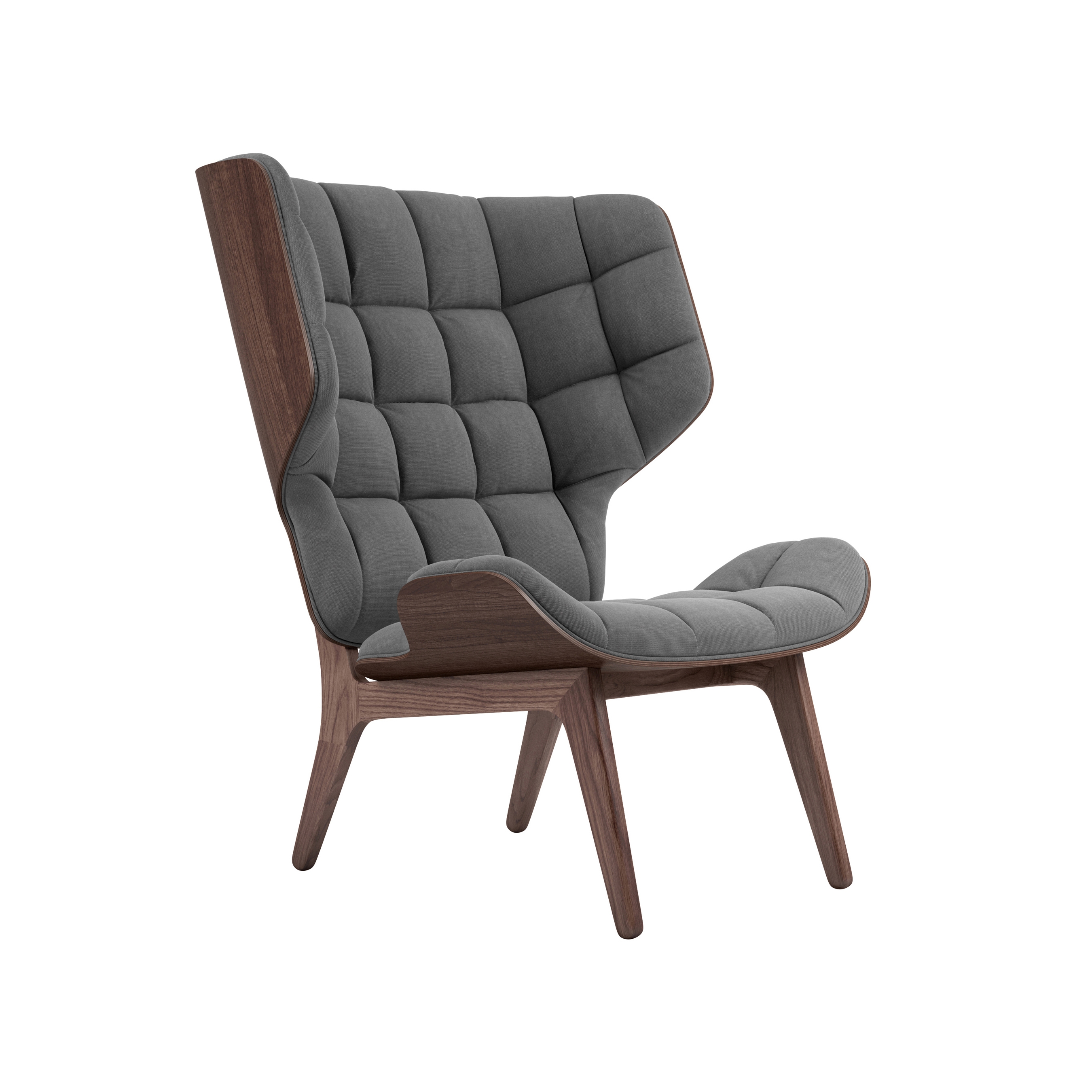 Mammoth Chair, Dark Stained / Canvas Washed Black