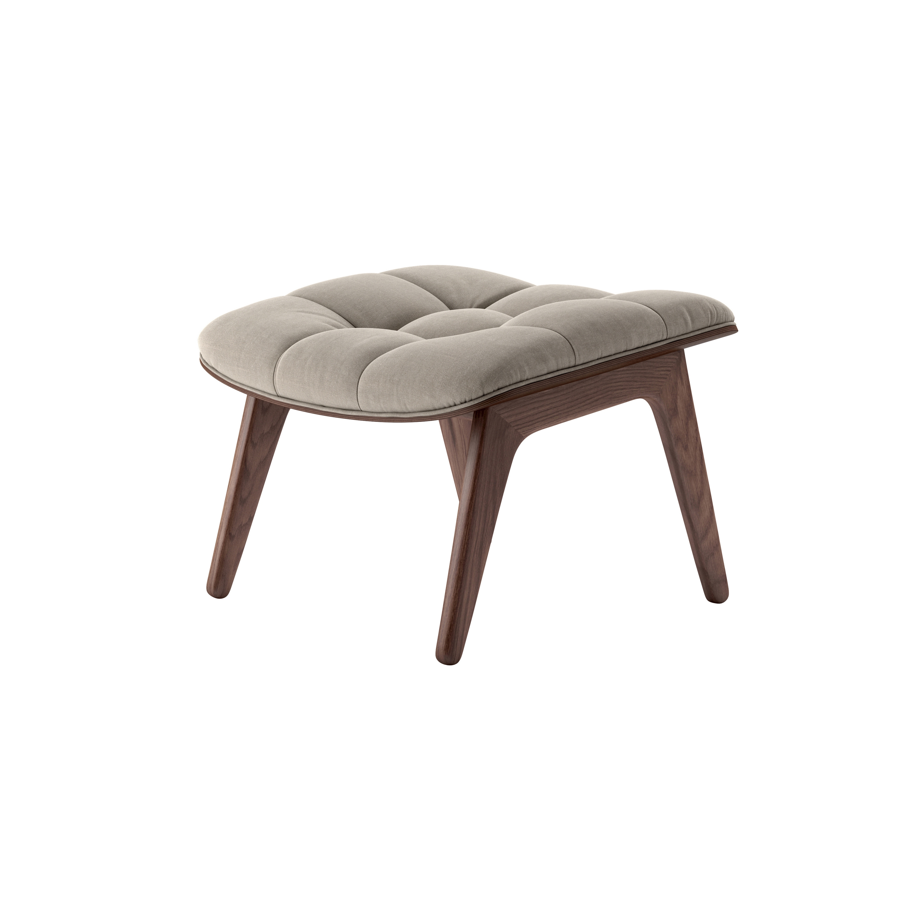 Mostra il prodotto Mammoth Ottoman, Dark Stained  / Canvas Washed Beige del produttore NORR11