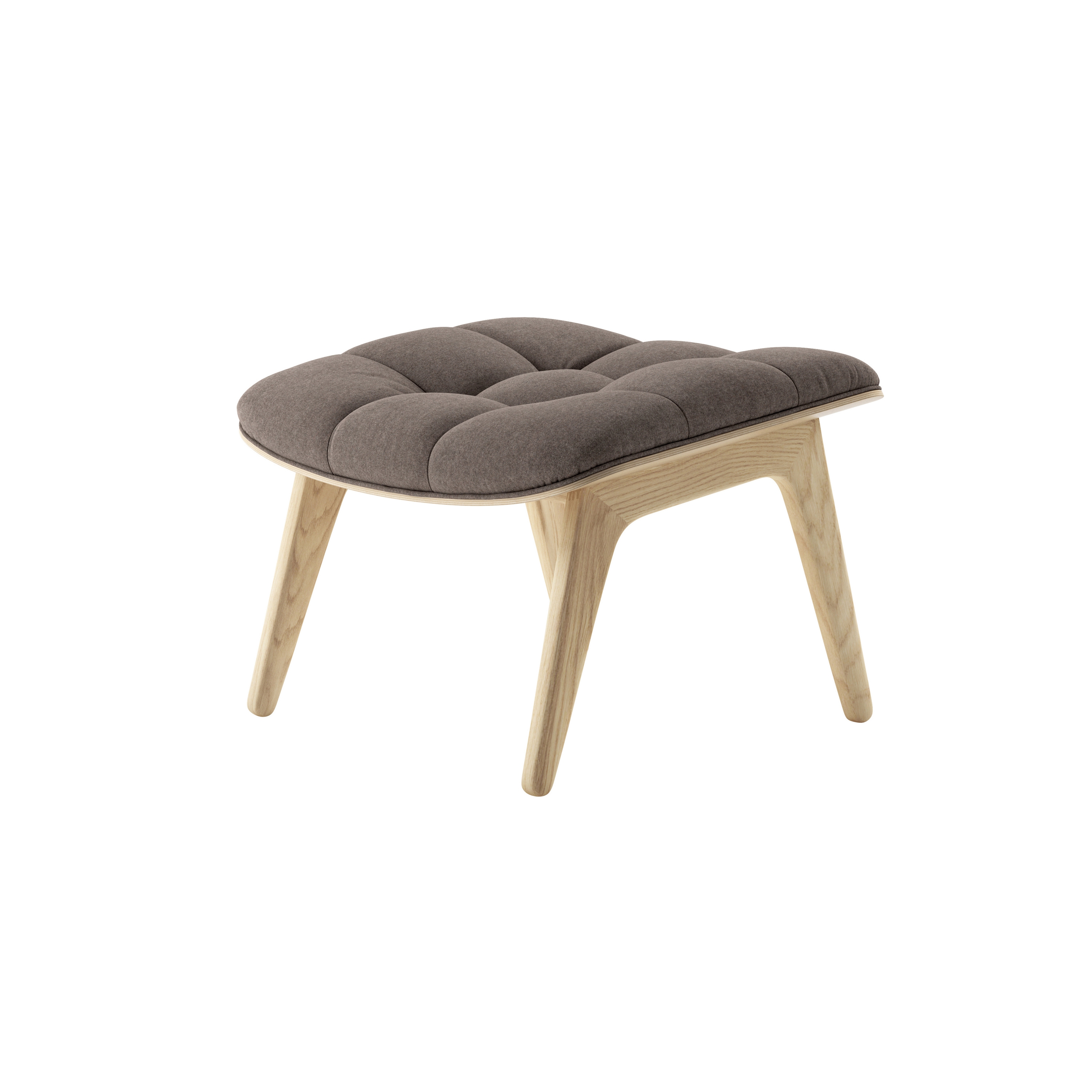 Mostra il prodotto Mammoth Ottoman, Natural / Wool: Fawn del produttore NORR11