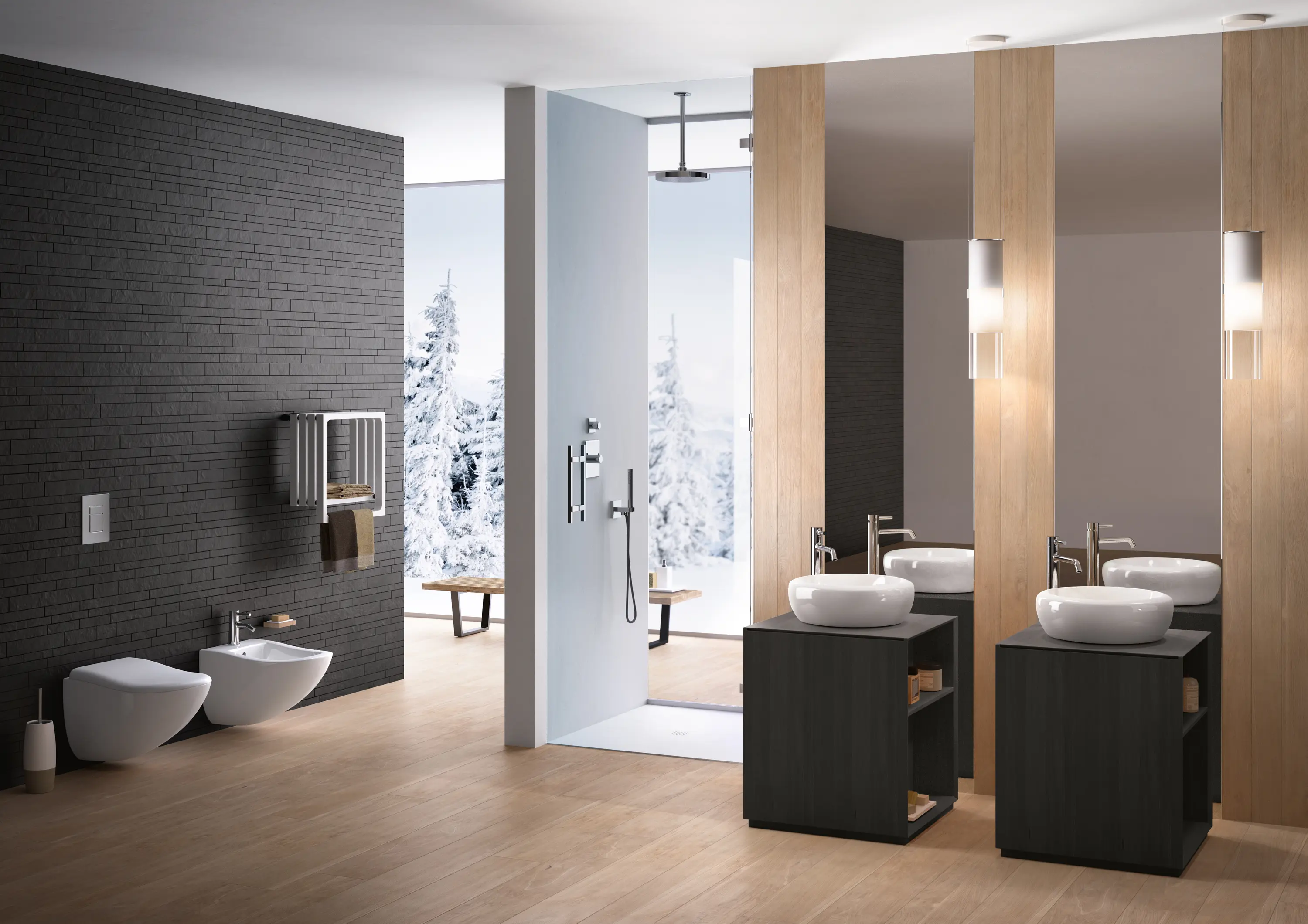Ceramica Cielo - Fluid back to wall wc | bidet