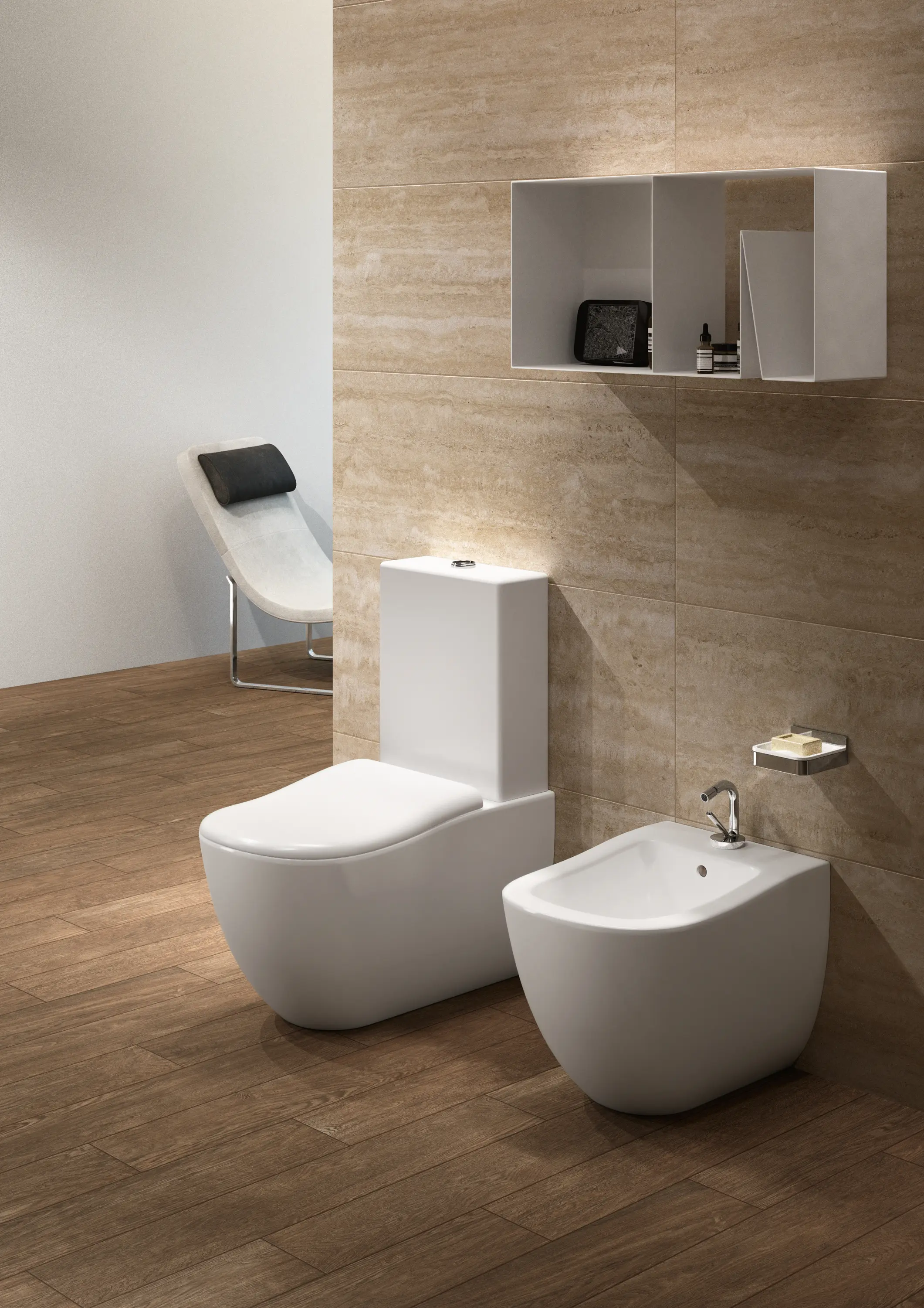 Ceramica Cielo - Fluid back to wall wc | bidet