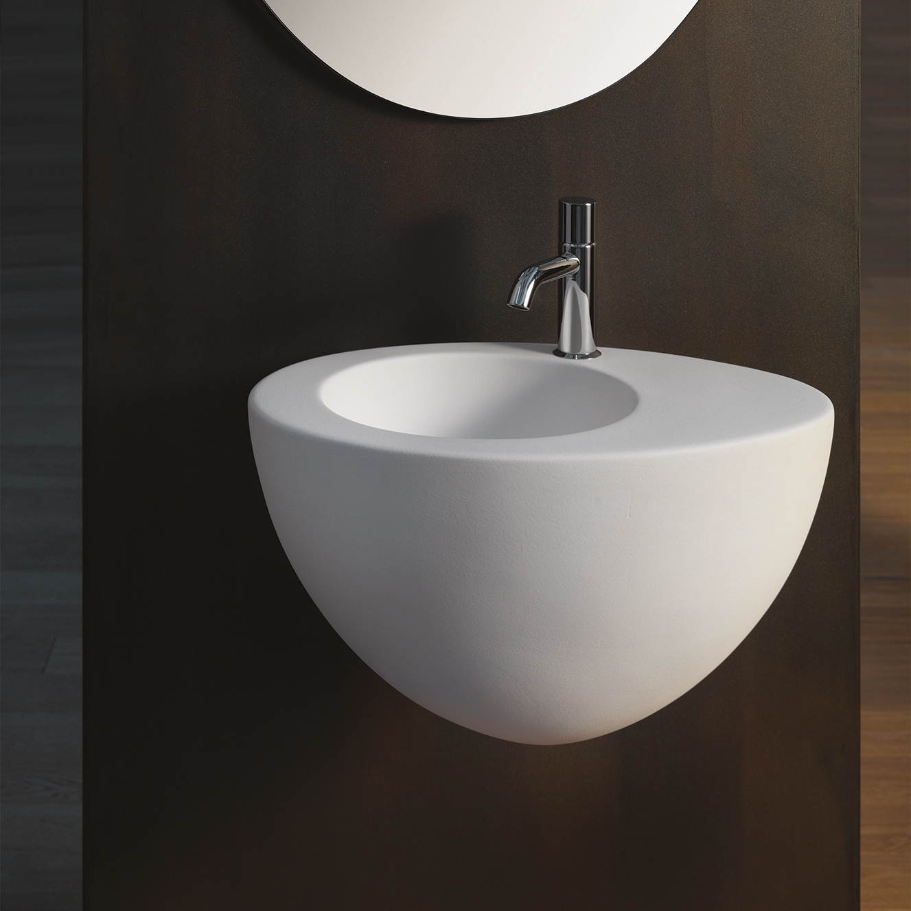 Display product Le Giare wall-hung washbasin 56 from manufacturer Ceramica Cielo
