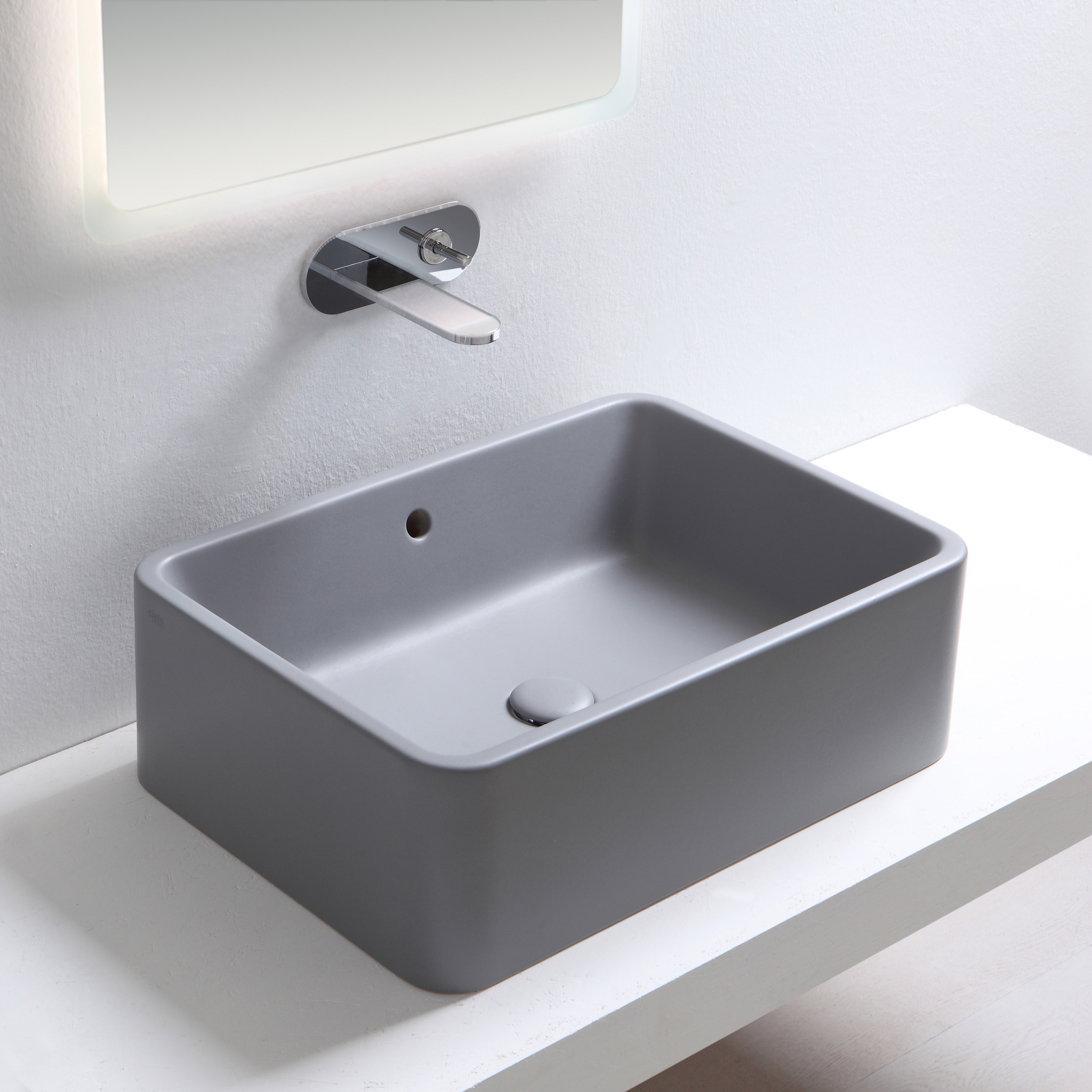 Produkt Shui rectangular on top washbasin 60 des Herstellers Ceramica Cielo anzeigen