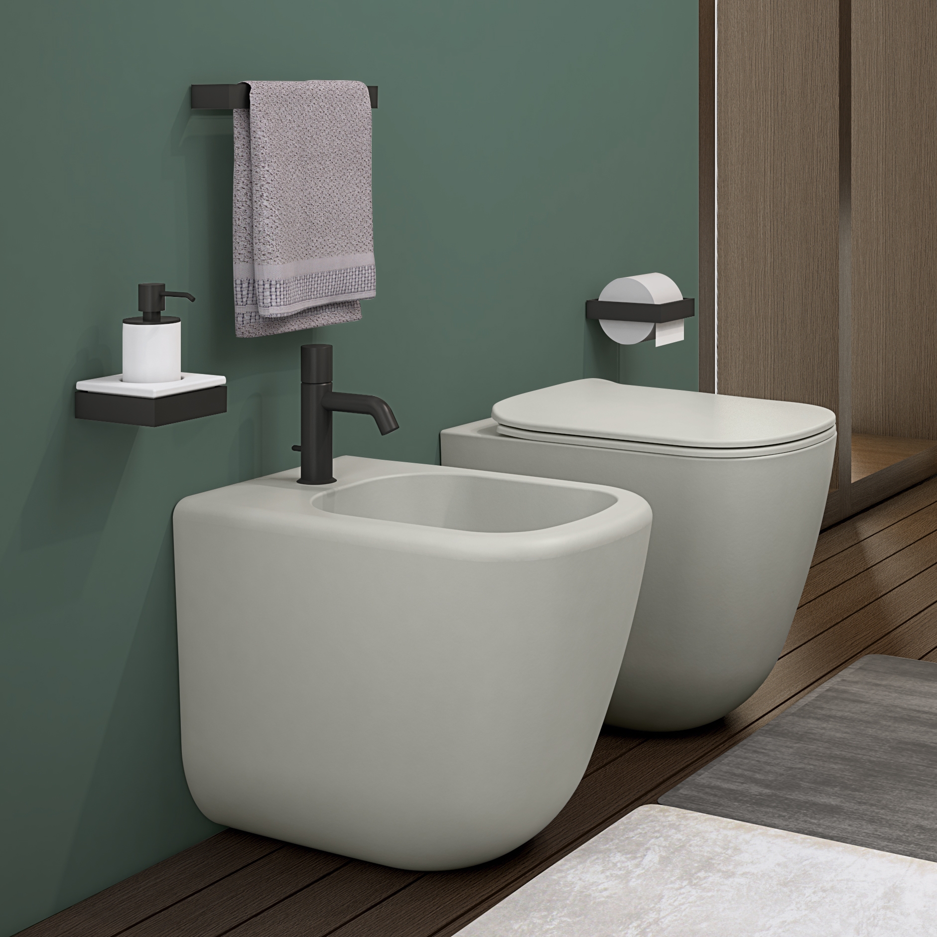 Era back to wall wc | bidet
