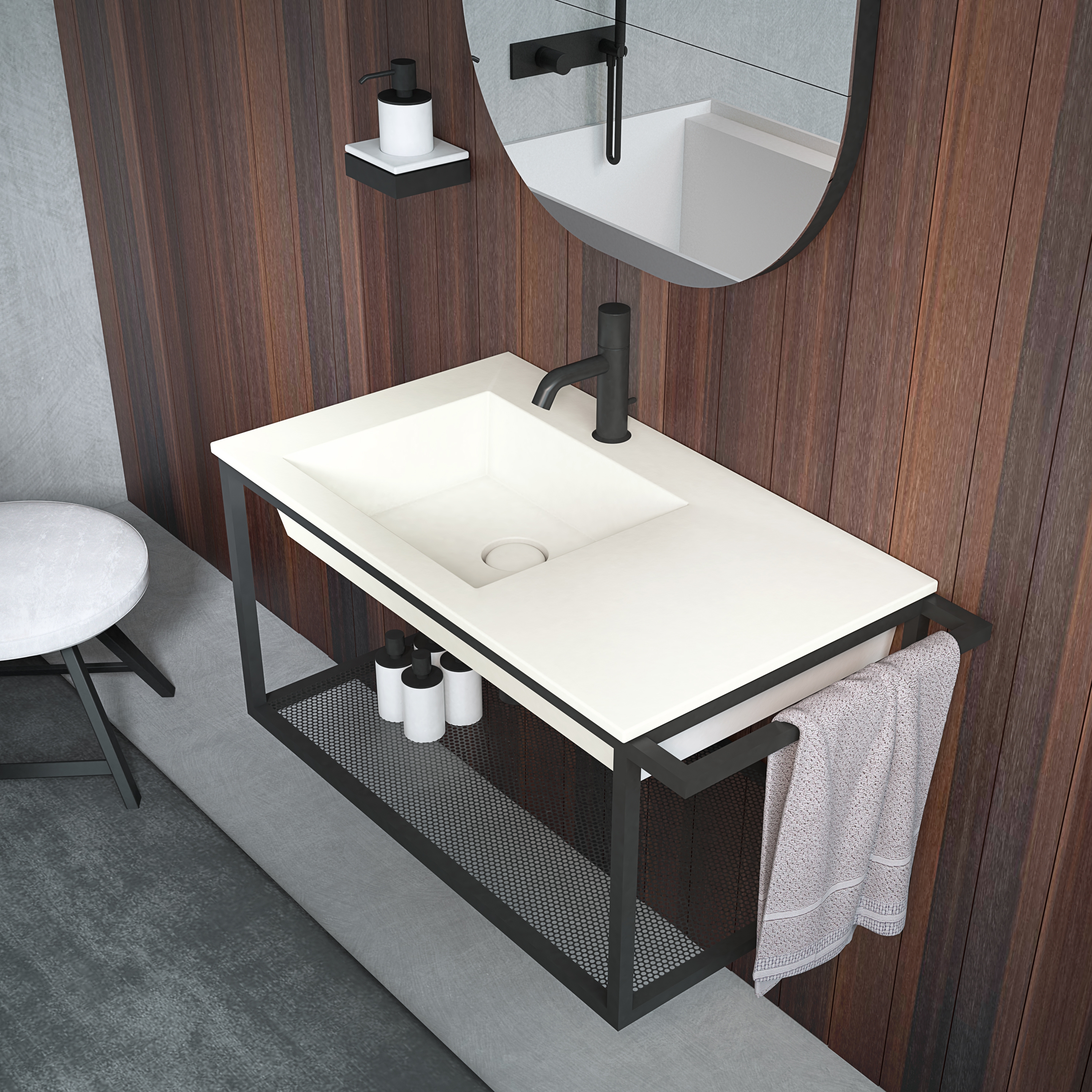 Mostra il prodotto Era lavabo sospeso 80 con struttura del produttore Ceramica Cielo