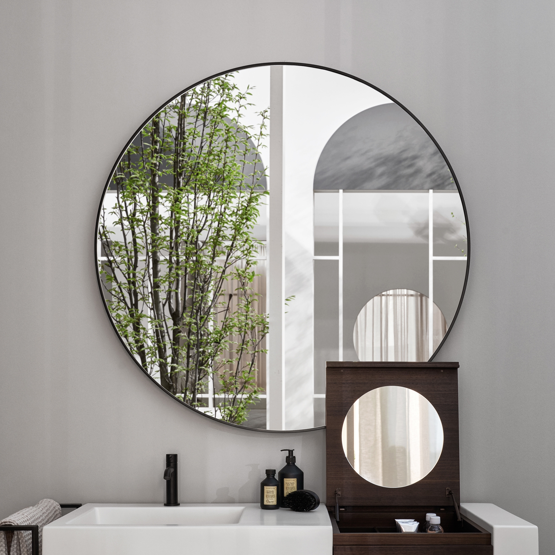 Produkt Catino mirror Round mirror des Herstellers Ceramica Cielo anzeigen