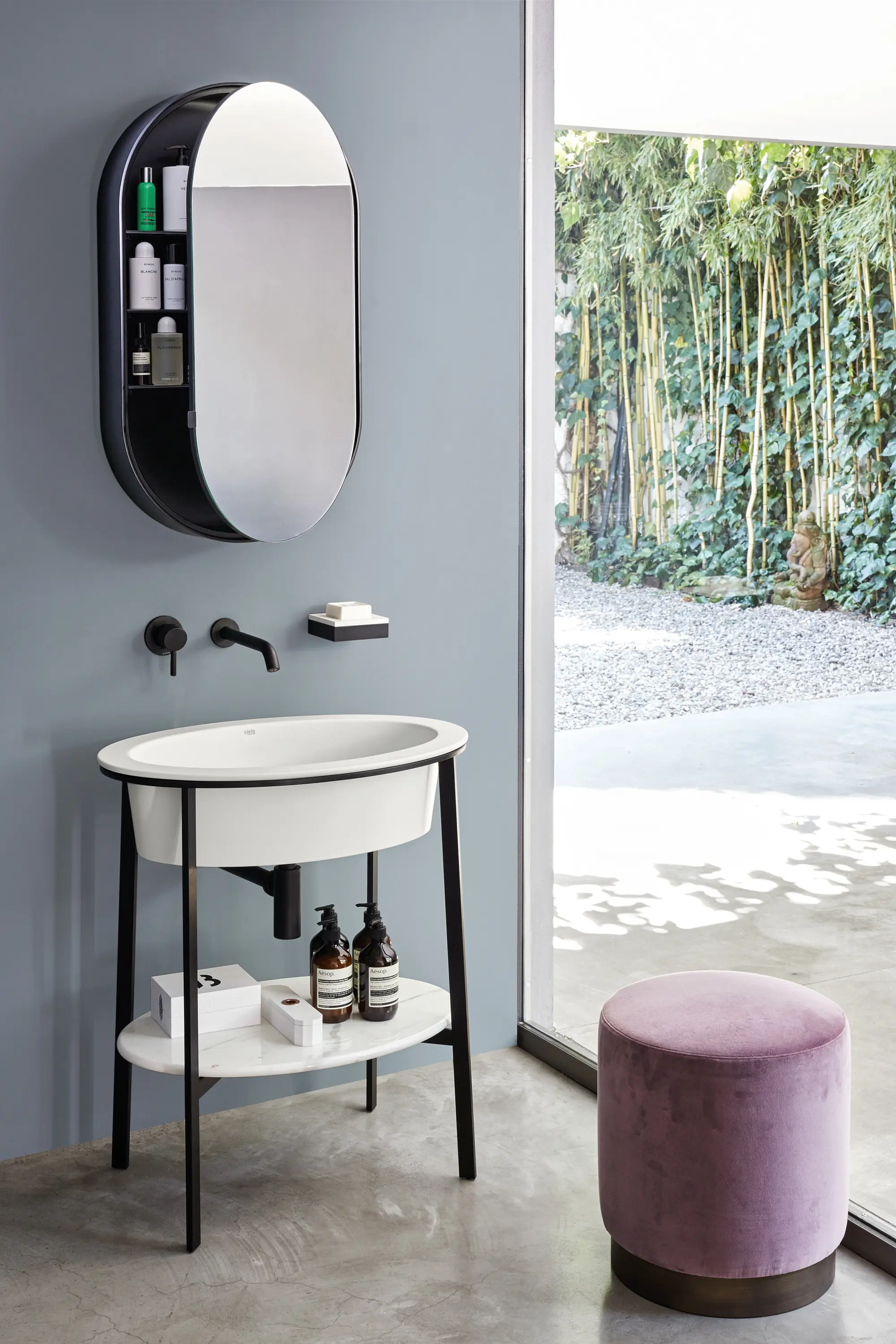 Ceramica Cielo - Catino mirror Oval Box