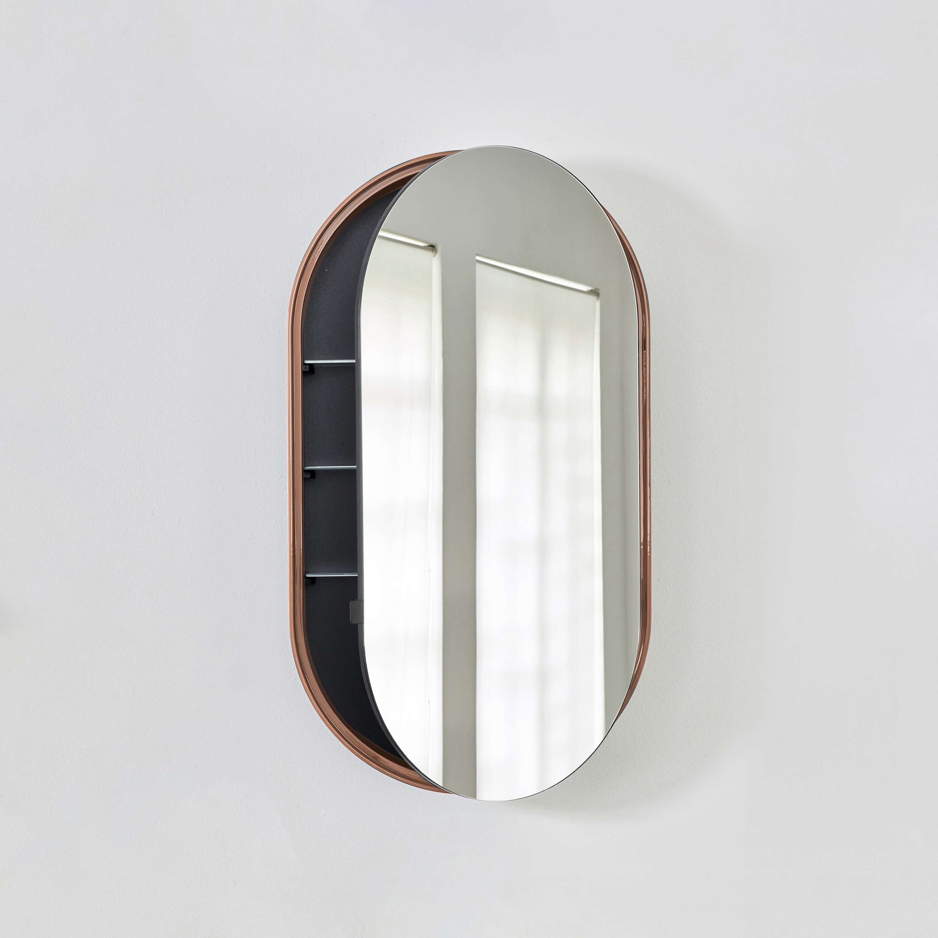 Catino mirror Oval Box