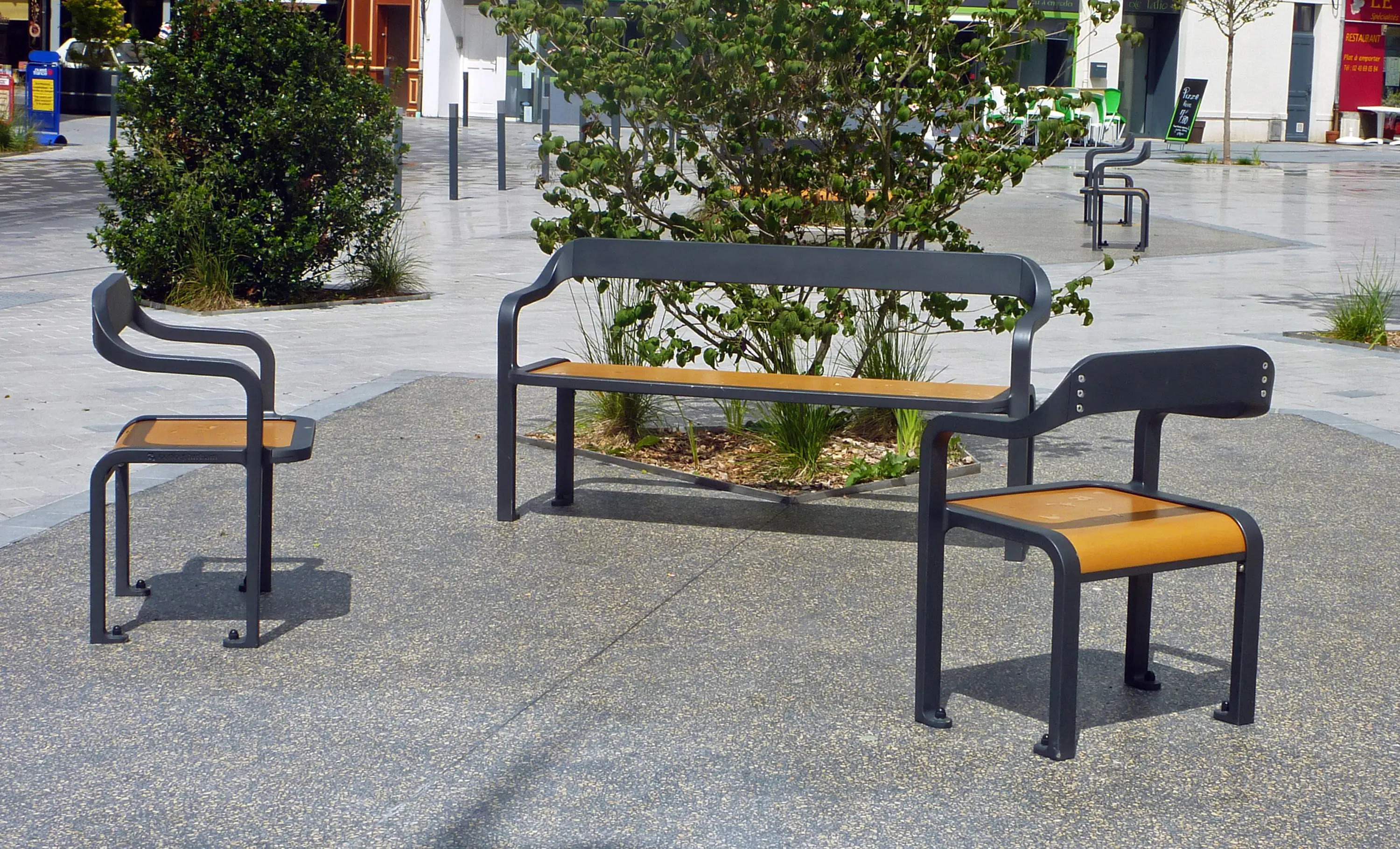 Concept Urbain - Imawa banc et fauteuil