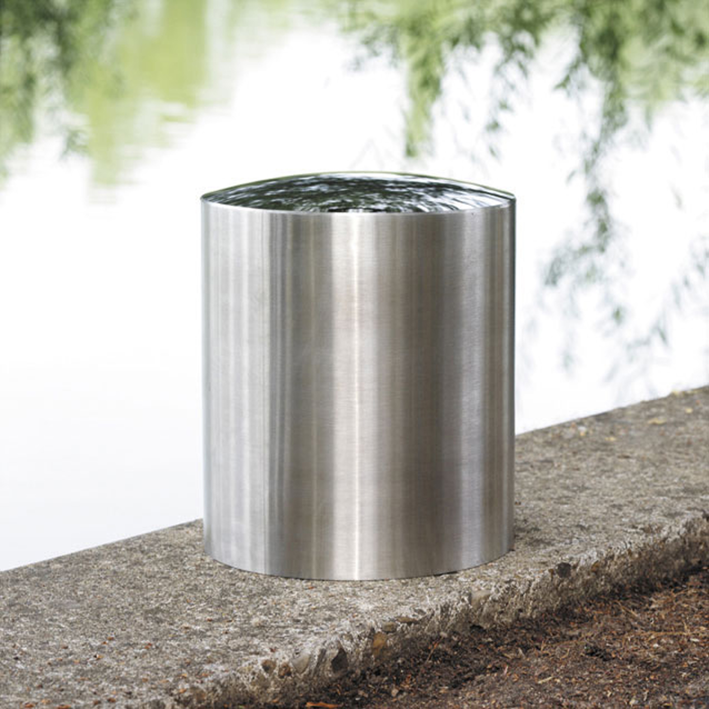 Display product City 1 inox bollard from manufacturer Concept Urbain