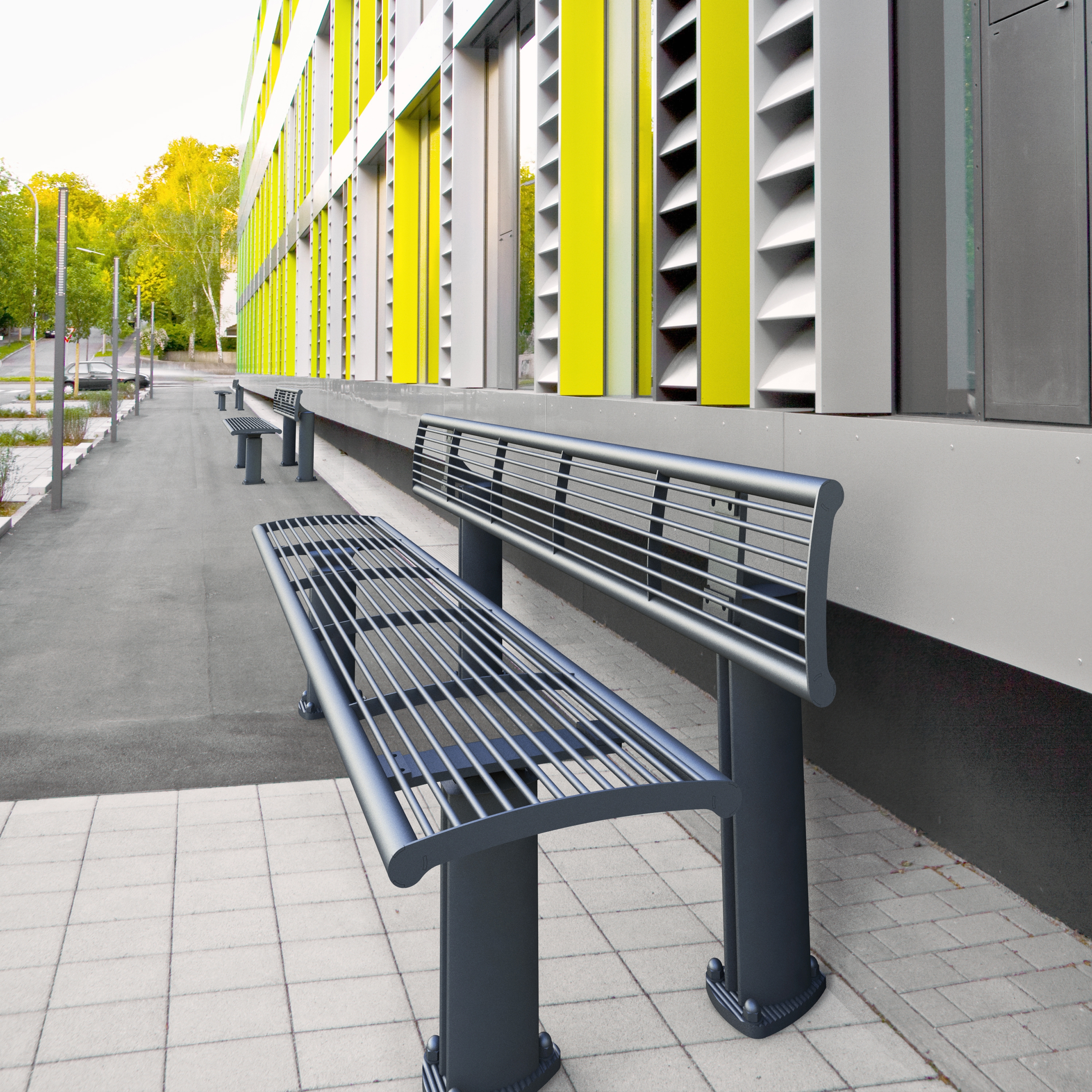 Display product Alizé bench from manufacturer Concept Urbain