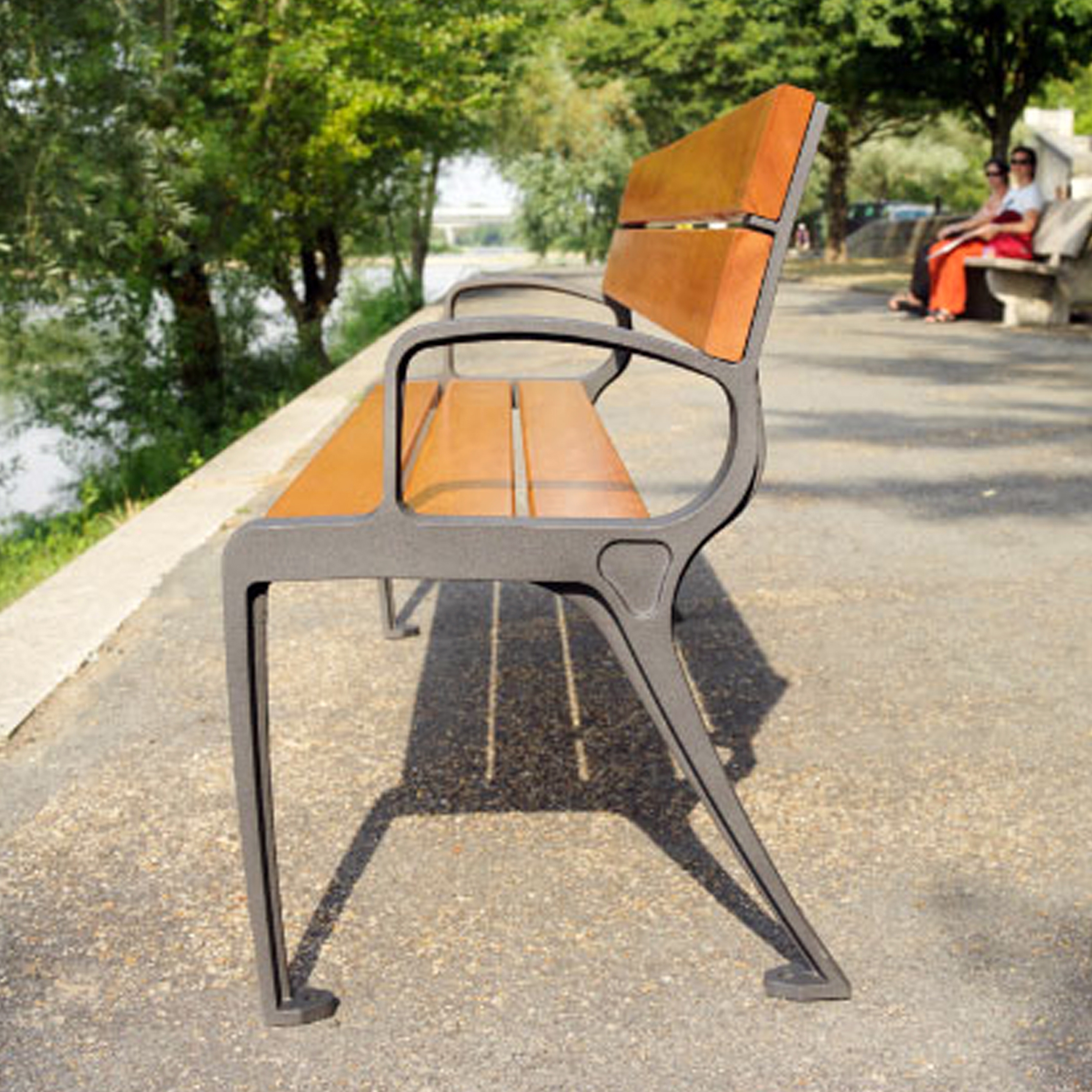 Display product Basic bench wood from manufacturer Concept Urbain