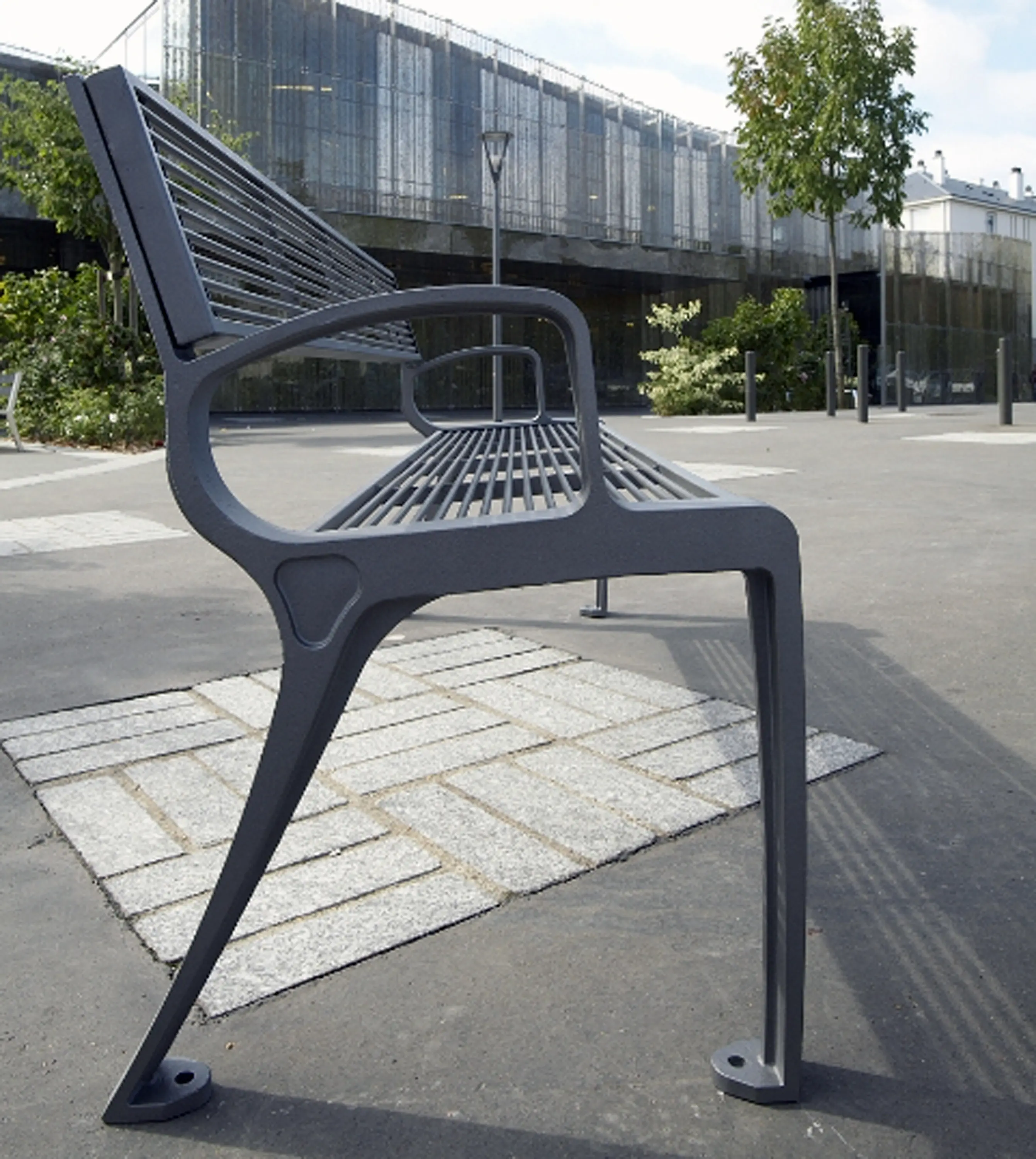 Concept Urbain - Basic bench mesh