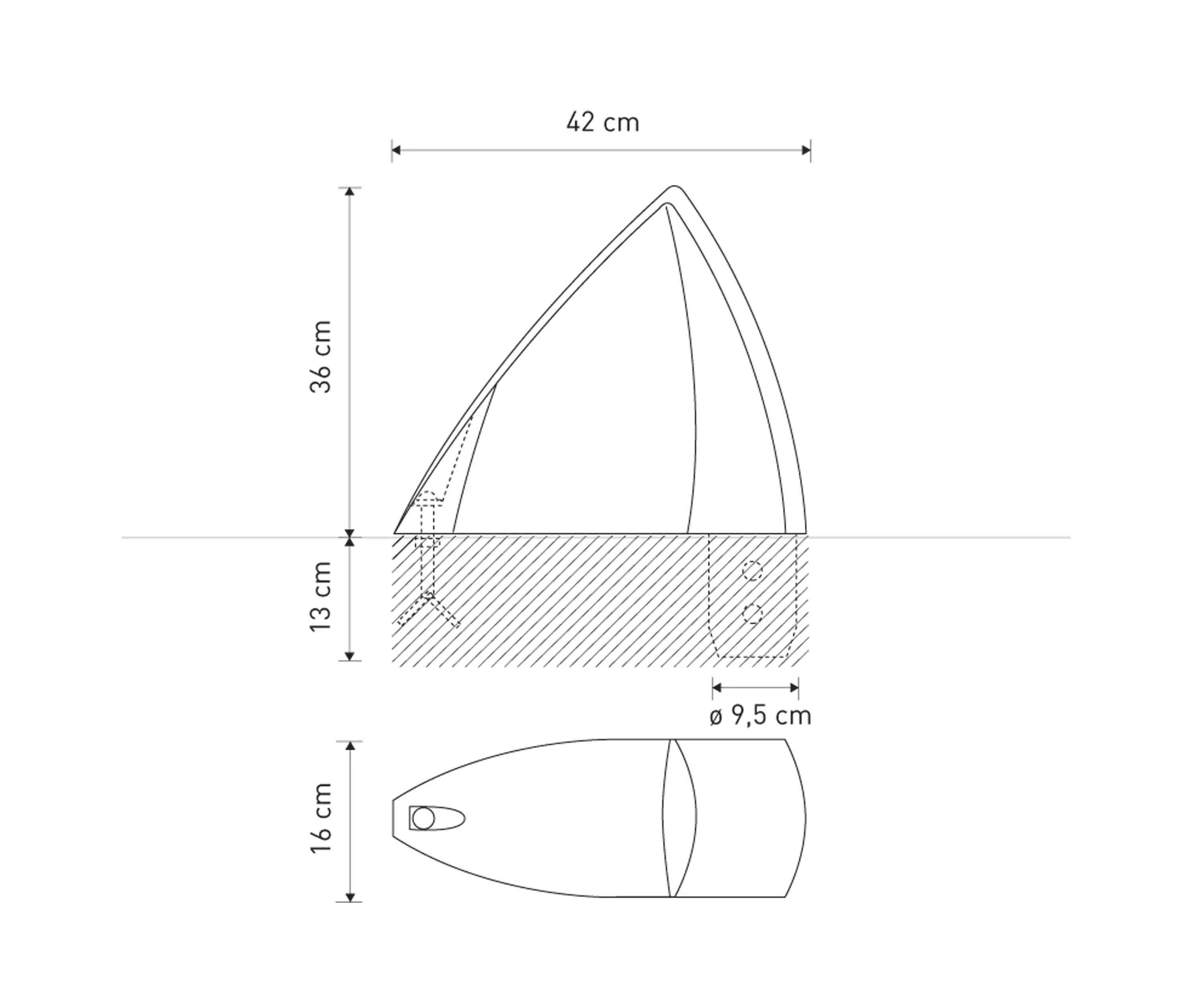 Concept Urbain - Delta bollard T36