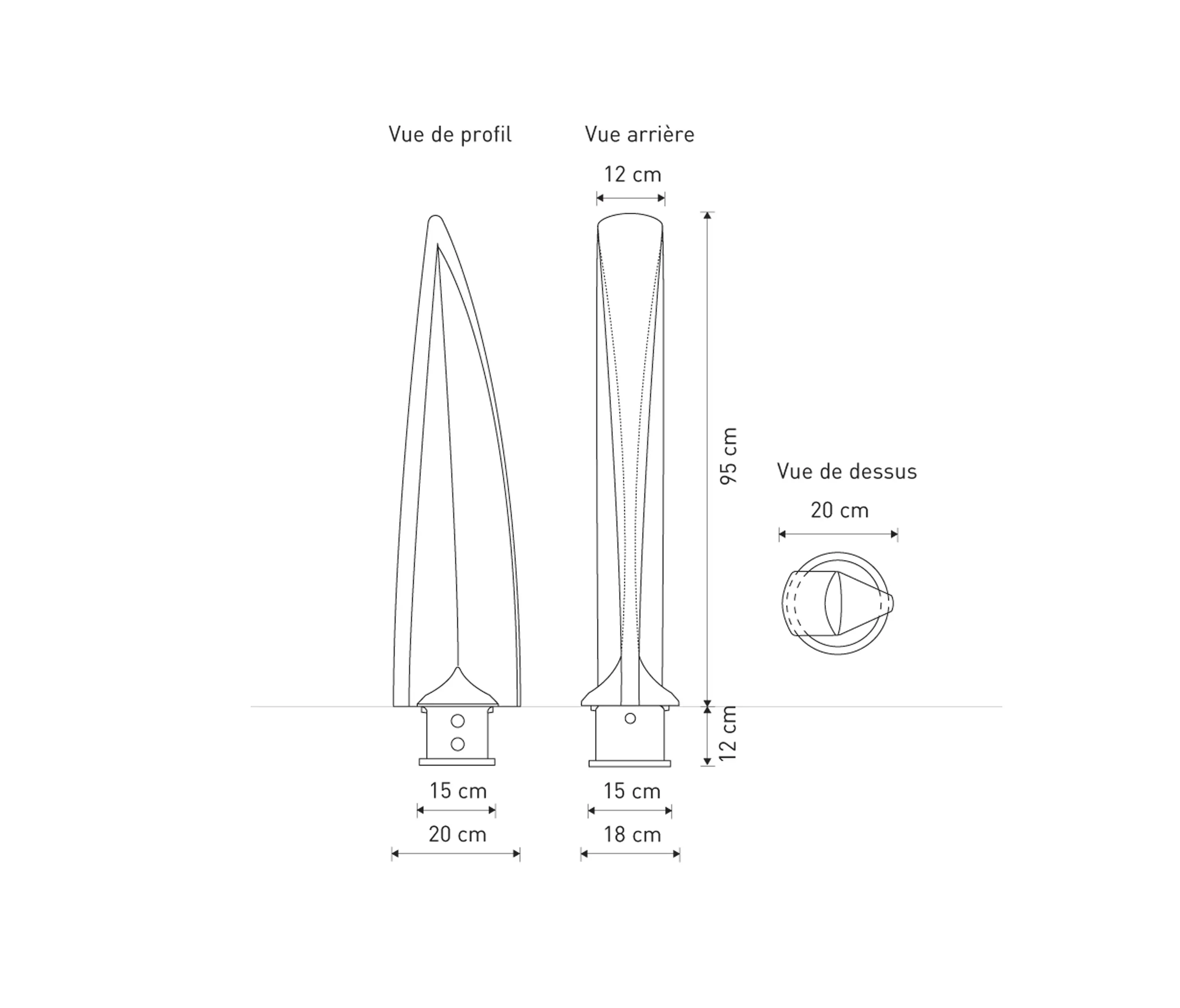 Concept Urbain - Delta bollard T95
