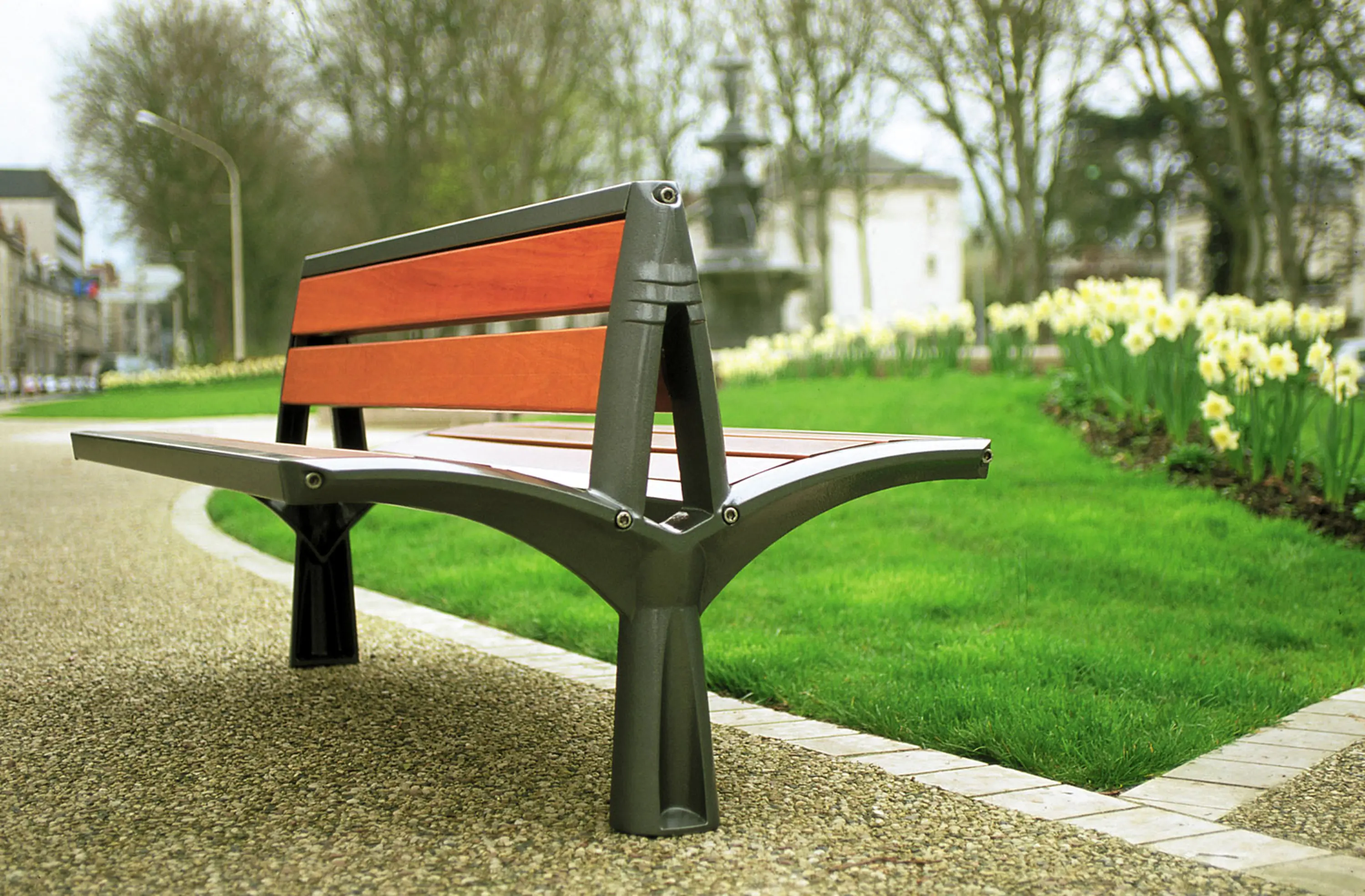 Concept Urbain - Vesta double banc bois