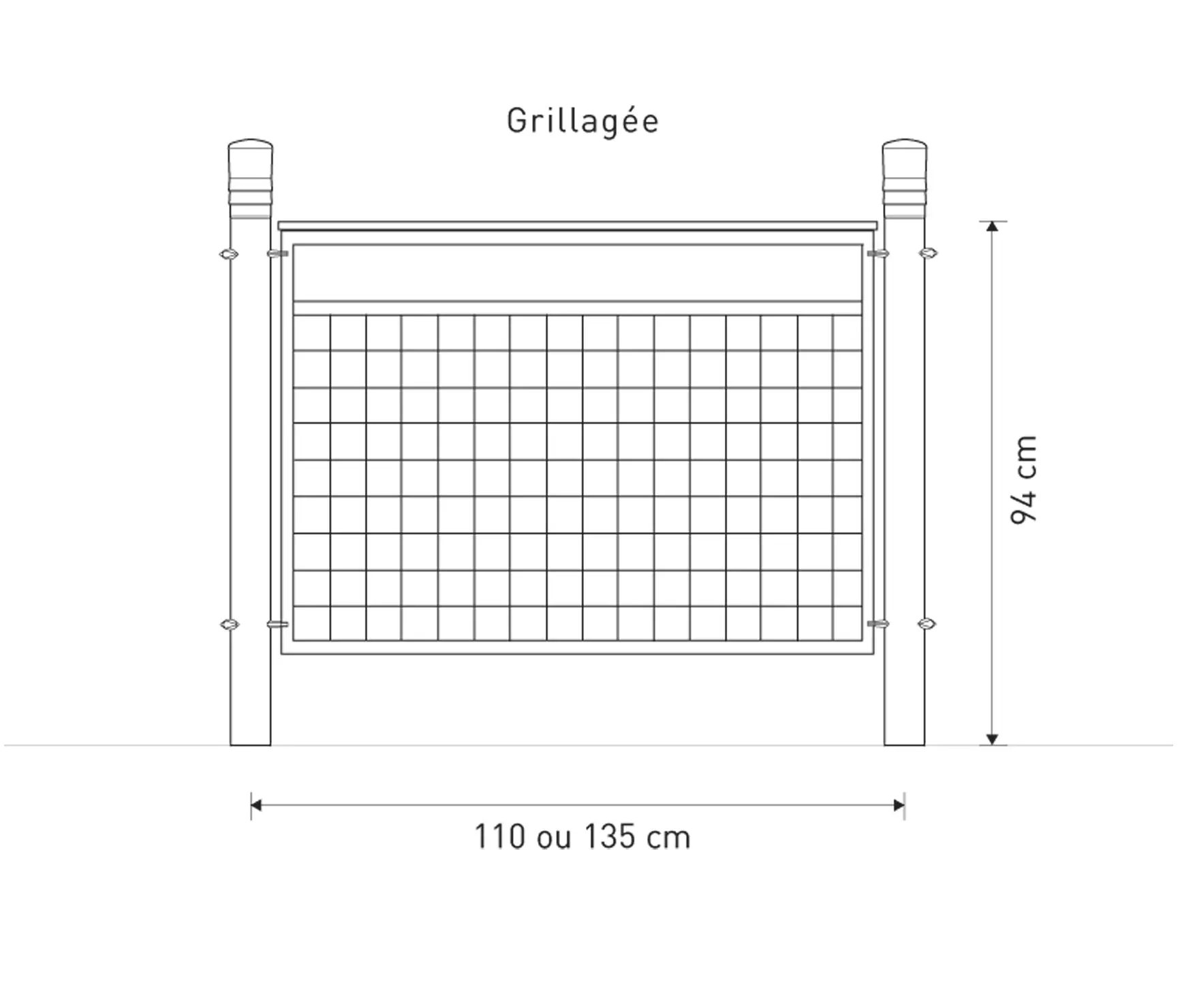 Concept Urbain - Vesta barrier V3 trellised