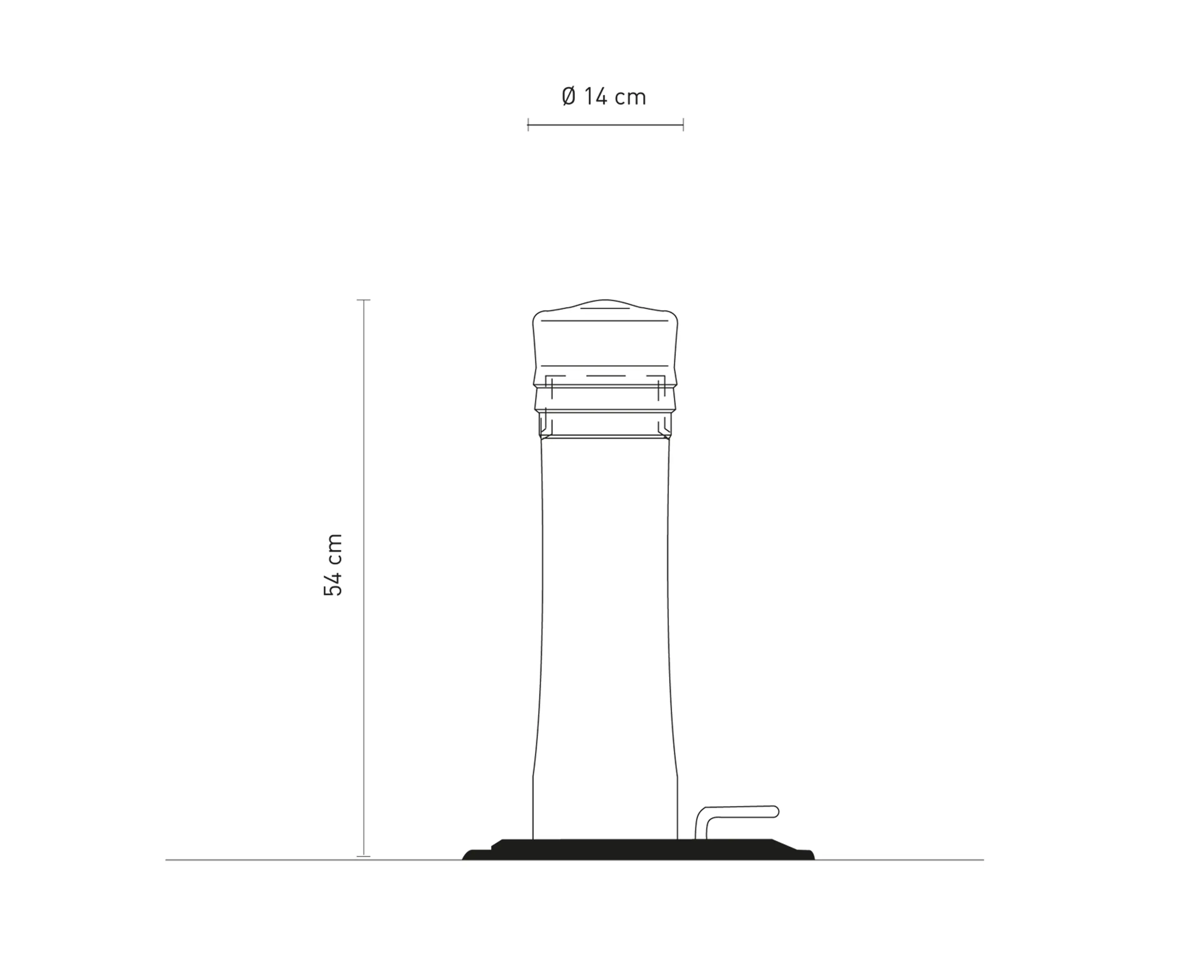 Concept Urbain - Vesta bollard T54 retractable
