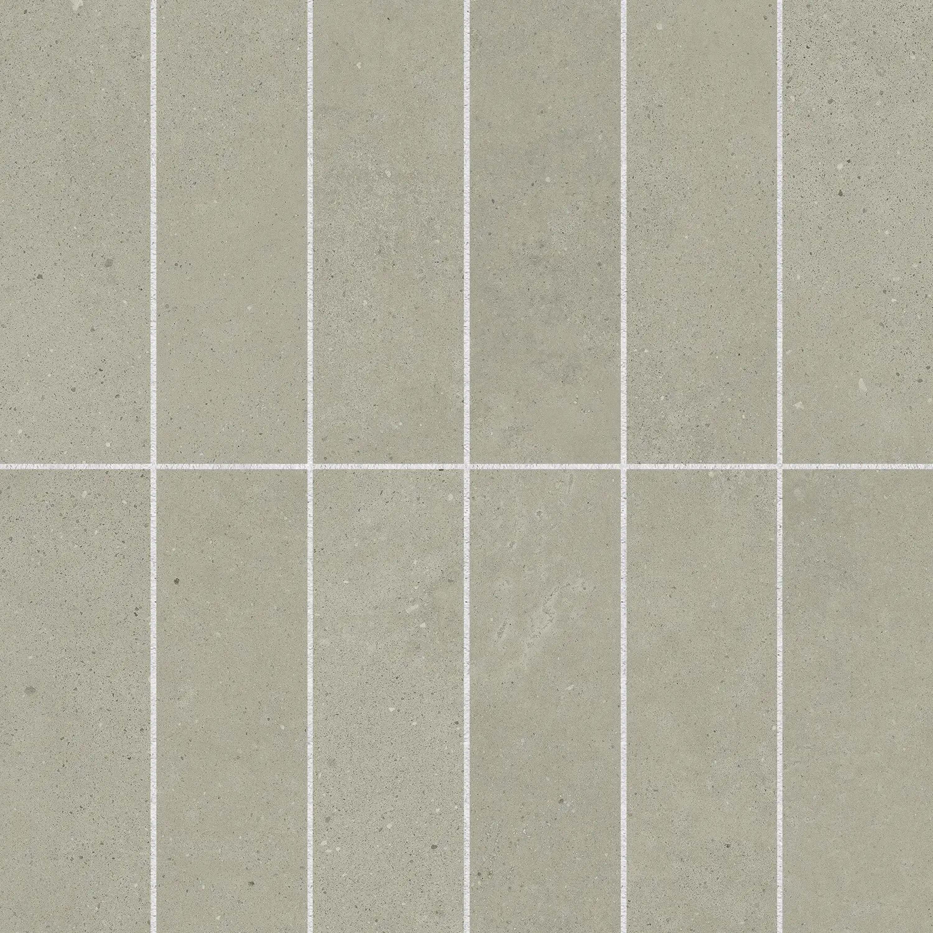 Solid Ground | Mosaic - 5 × 15 cm - mud green