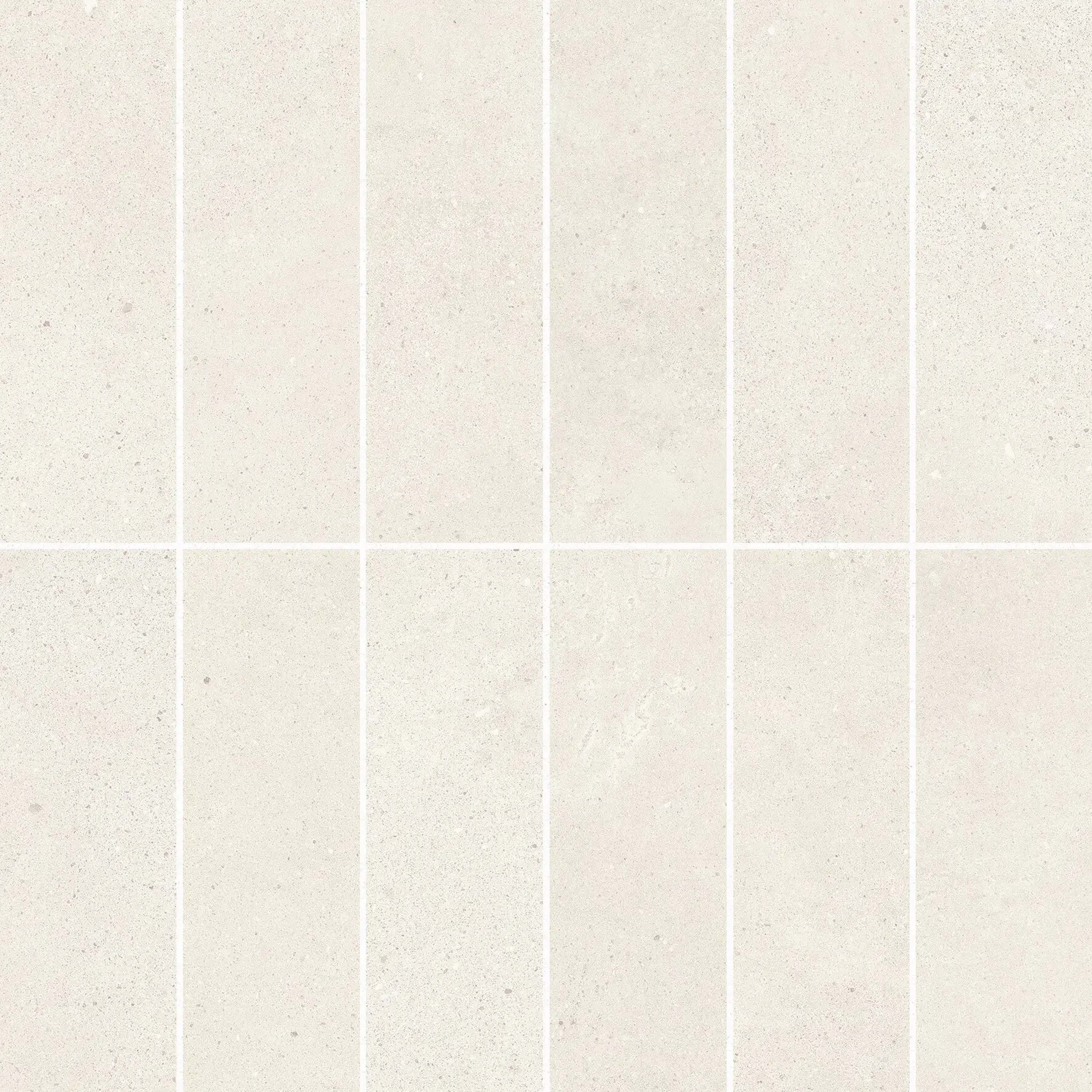 Solid Ground | Mosaic - 5 × 15 cm - sand white