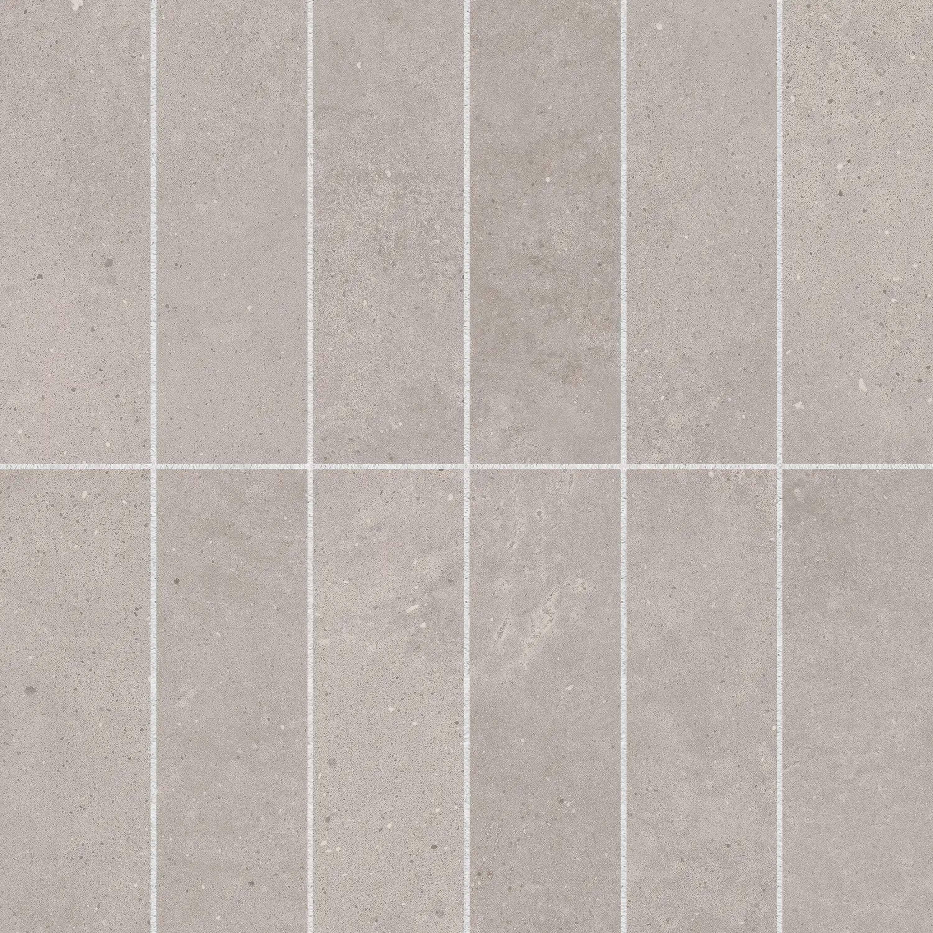 Solid Ground | Mosaic - 5 × 15 cm - umber grey