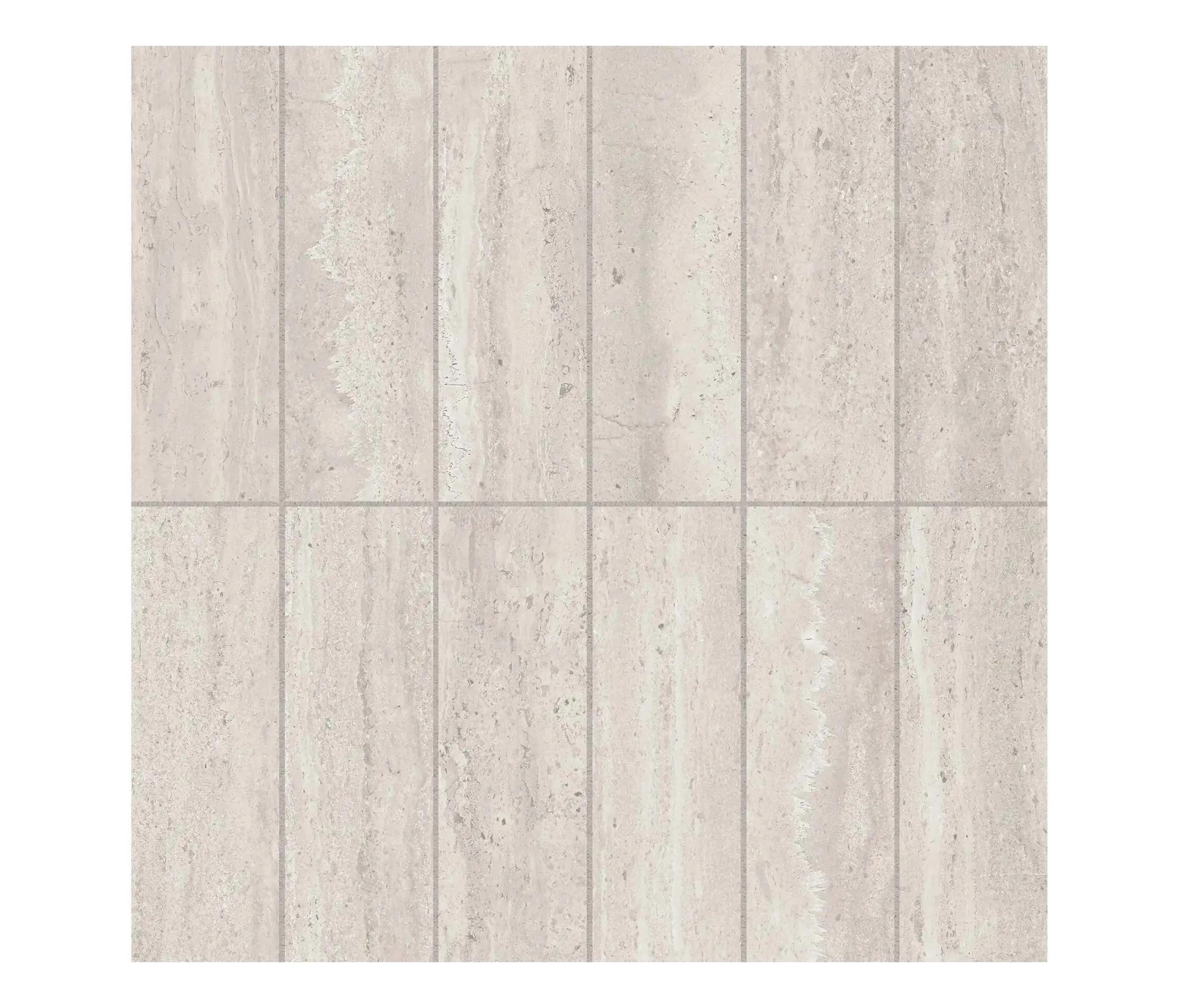 AGROB BUCHTAL - Solid Ground | Mosaic - 5 × 15 cm - urban-grey