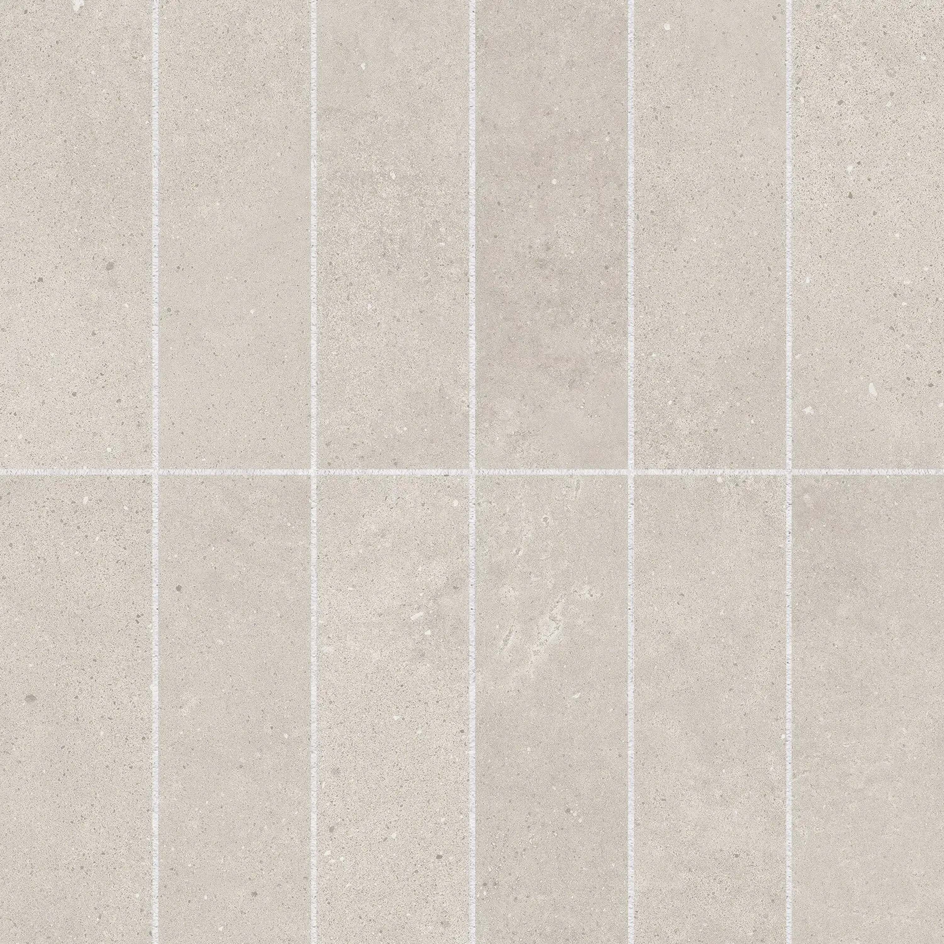 Display product Solid Ground | Mosaic - 5 × 15 cm - warm grey from manufacturer AGROB BUCHTAL