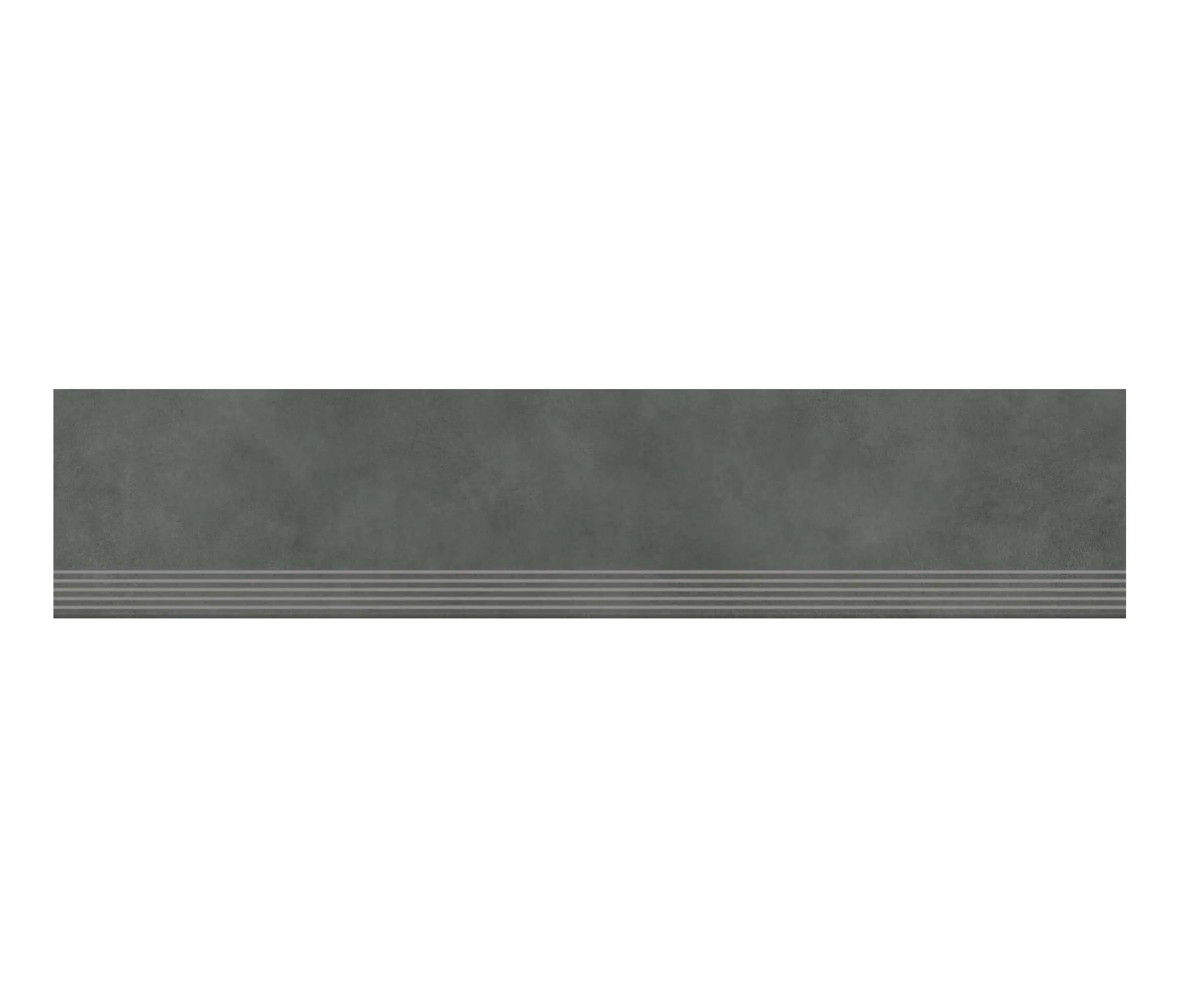 AGROB BUCHTAL - Strata | Stair Tile With Bevel And Grooving - Lava