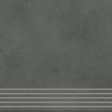 Strata | Stair Tile With Bevel And Grooving - Lava
