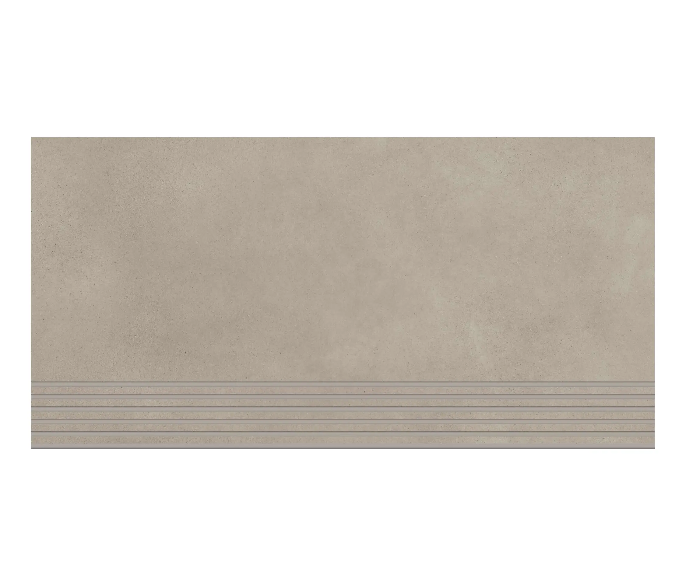 AGROB BUCHTAL - Strata | Stair Tile With Grooving - Clay