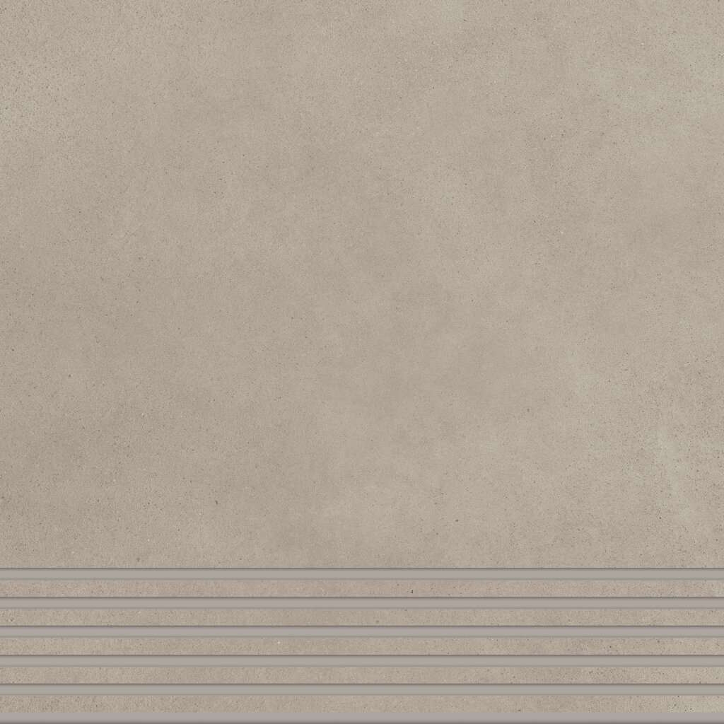 Strata | Stair Tile With Grooving - Clay