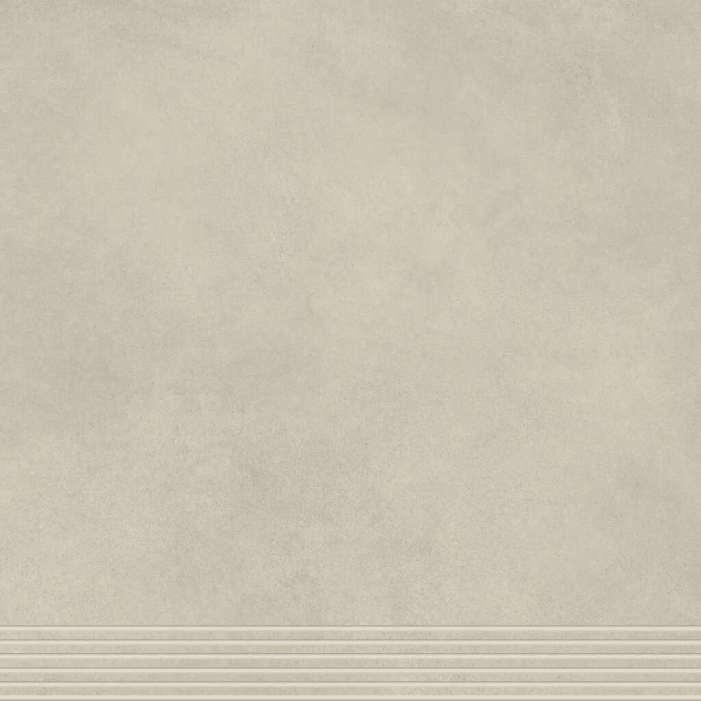 Strata | Stair Tile With Grooving - Lime