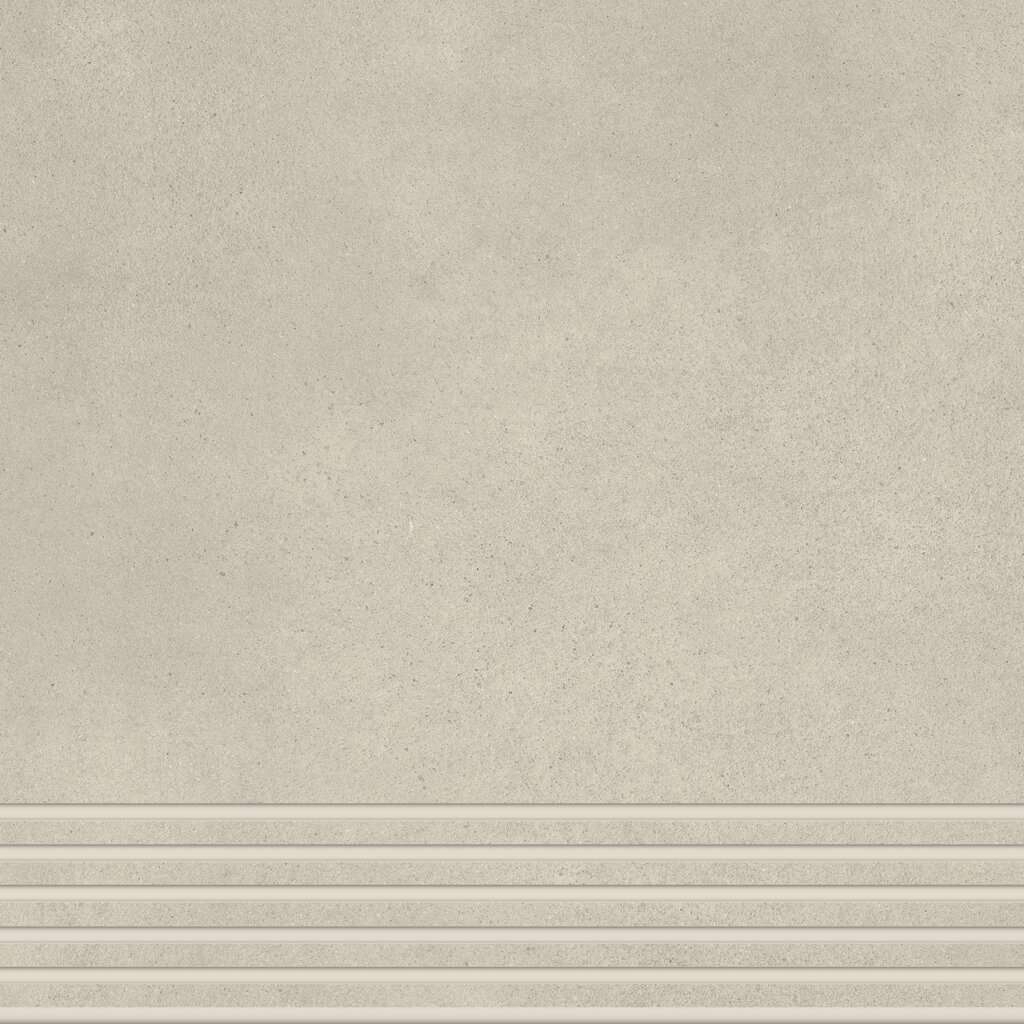 Strata | Stair Tile With Grooving - Lime