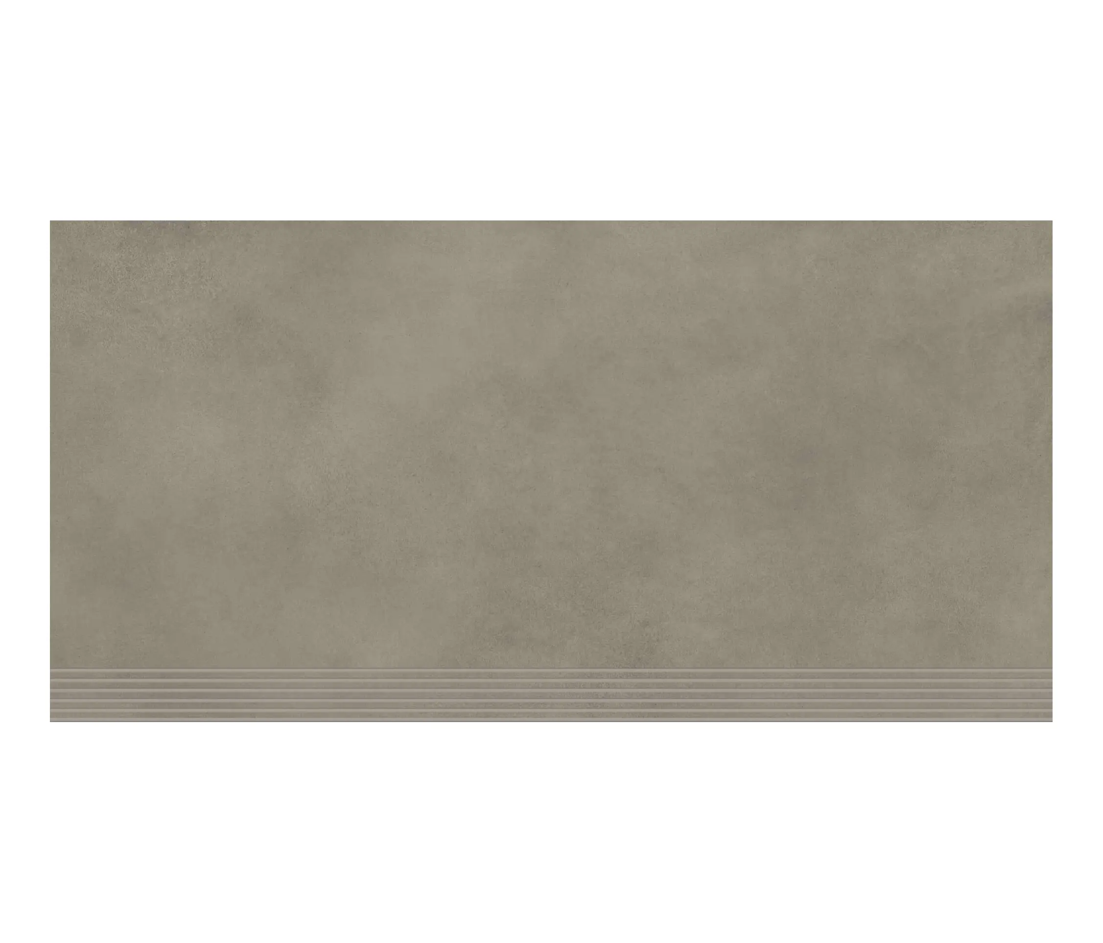 AGROB BUCHTAL - Strata | Stair Tile With Grooving - Loam
