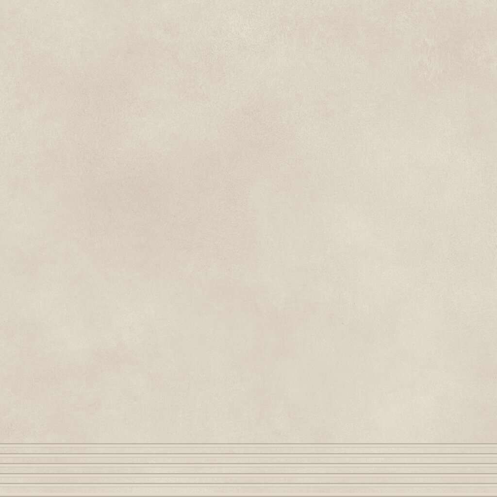 Strata | Stair Tile With Grooving - Pumice