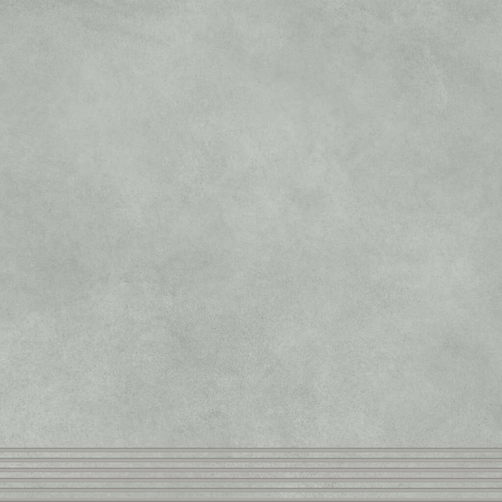 Strata | Stair Tile With Grooving - Quartz