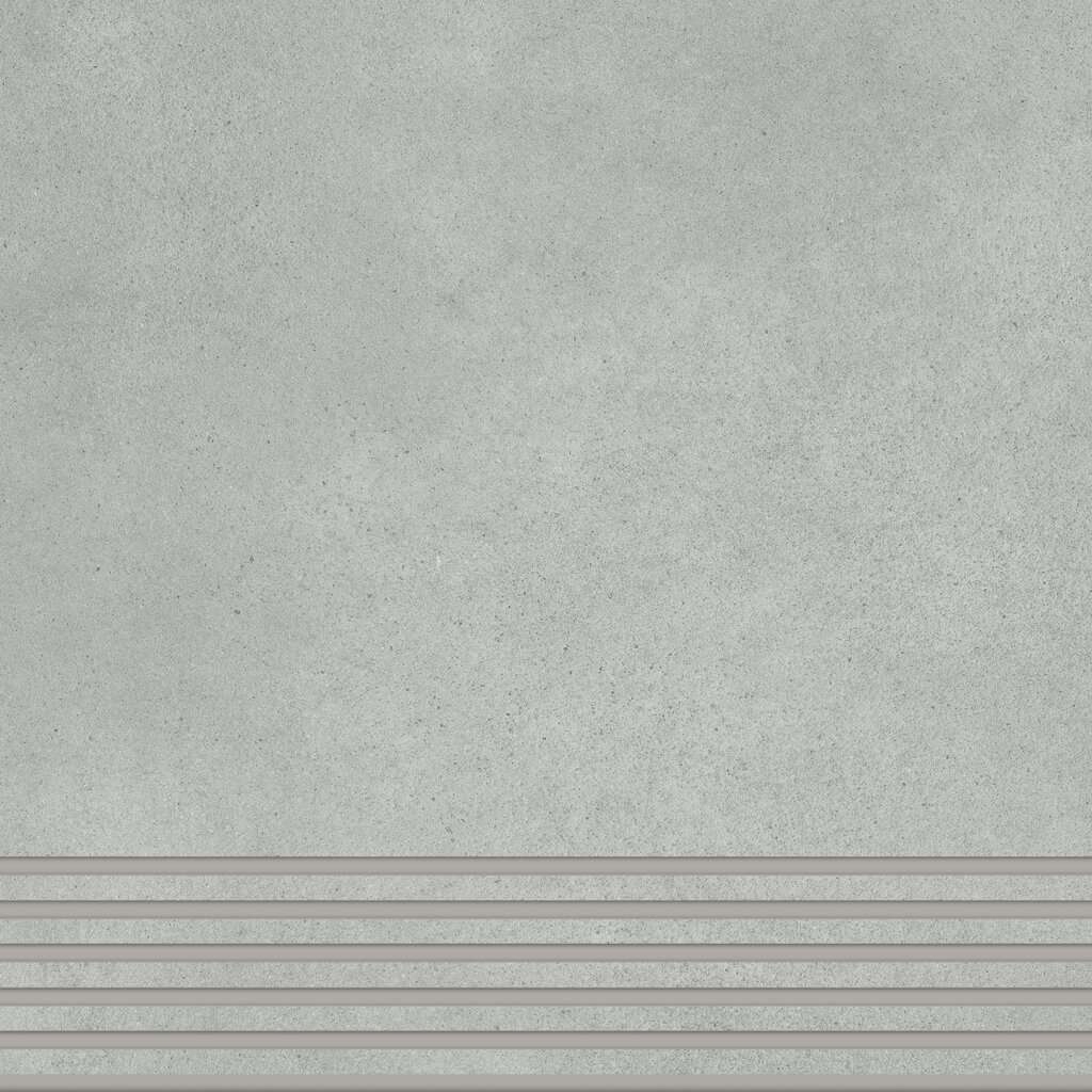 Strata | Stair Tile With Grooving - Quartz